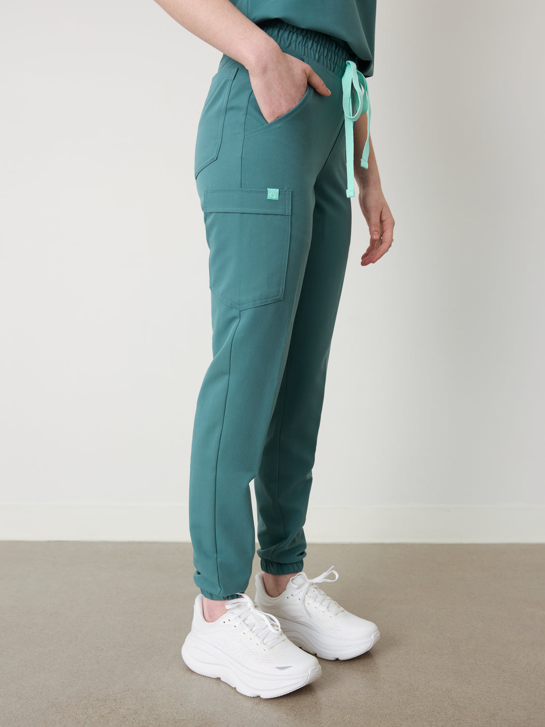 ROSIE RE-GARDE™ - LAGOON BLUE - Jogger Scrub Pants - SILVADUR™