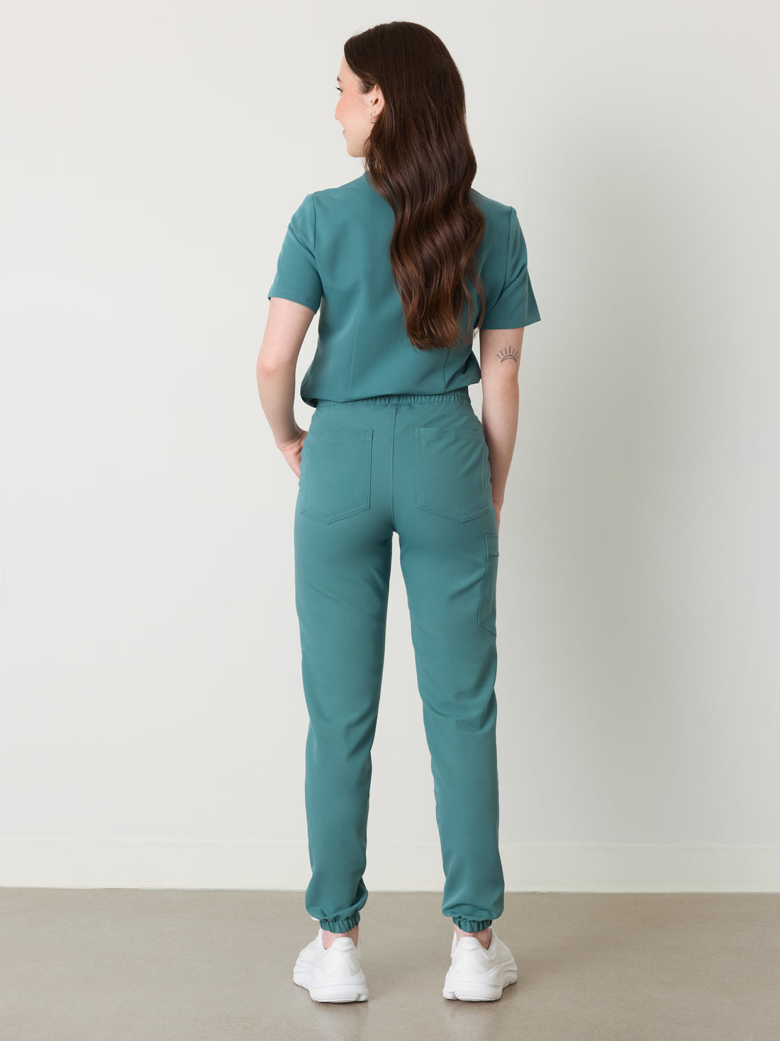 ROSIE RE-GARDE™ - LAGOON BLUE - Jogger Scrub Pants - SILVADUR™