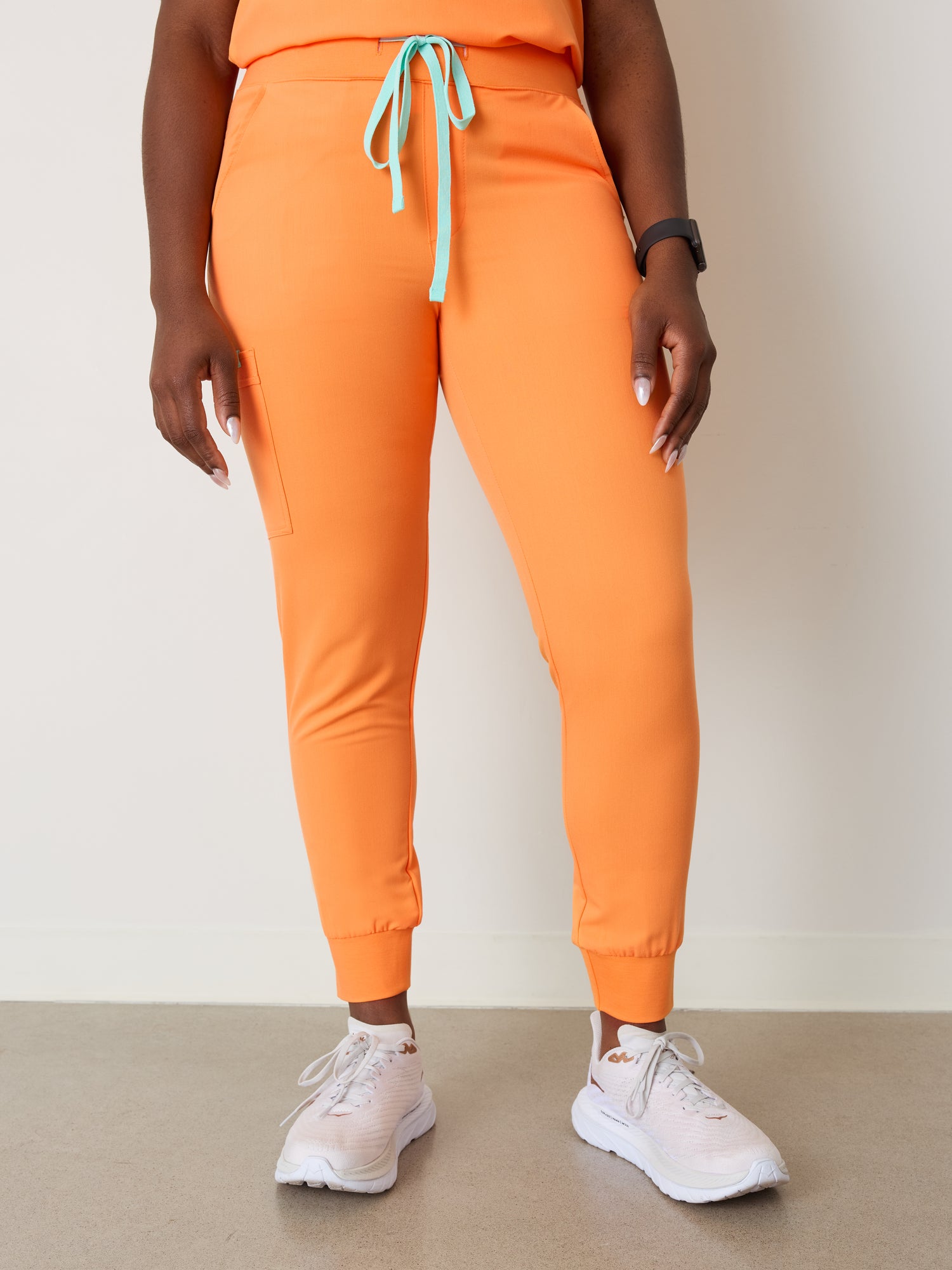 DEMI RE-GARDE™ - NECTARINE - Jogger Scrub Pants - SILVADUR™ - Final Sale