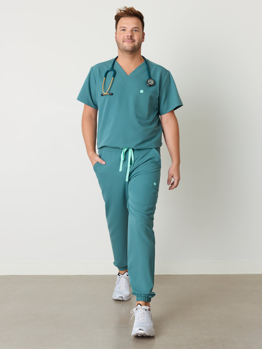 WILLIAM RE-GARDE™ - LAGOON BLUE - Men's Jogger Pants - SILVADUR™