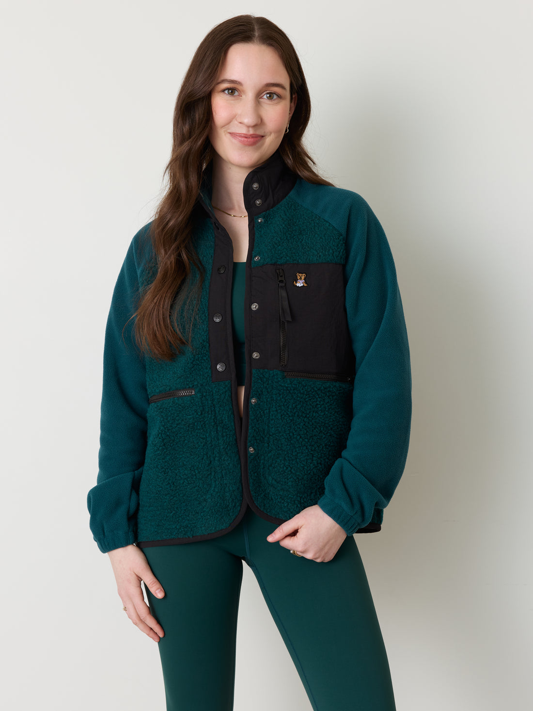 Sherpa Vest - Teal