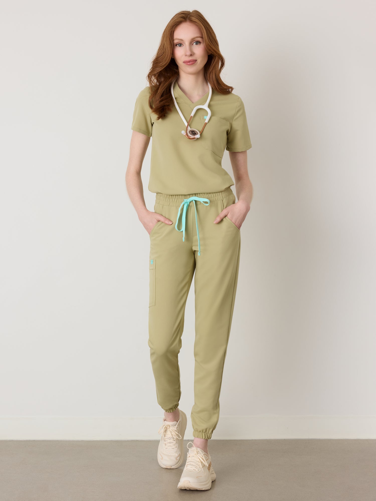 ROSIE RE-GARDE™ - SAUGE - Pantalon Jogger - SILVADUR™ - Vente Finale