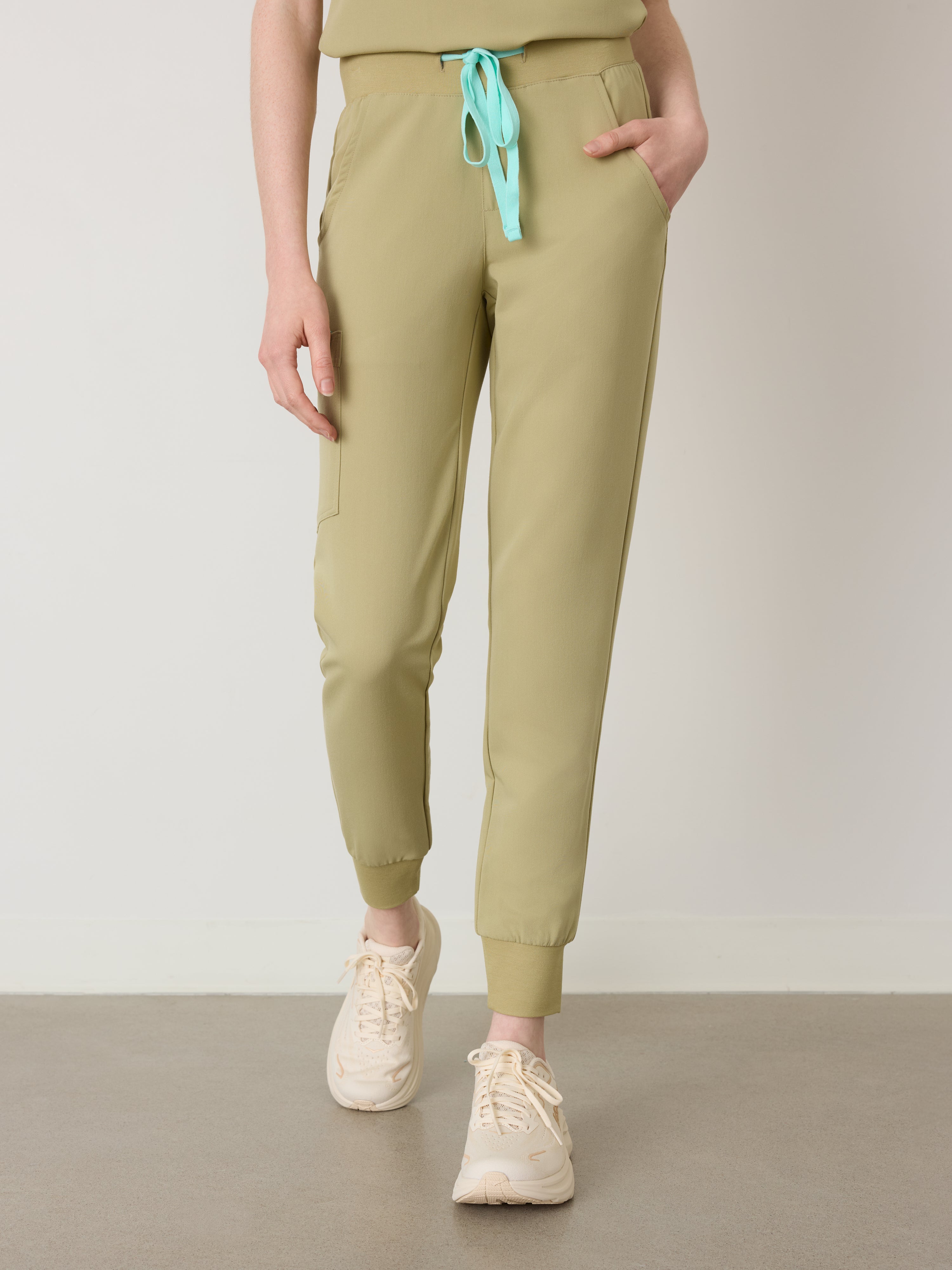 DEMI RE-GARDE™ - SAGE - Jogger Scrub Pants - SILVADUR™