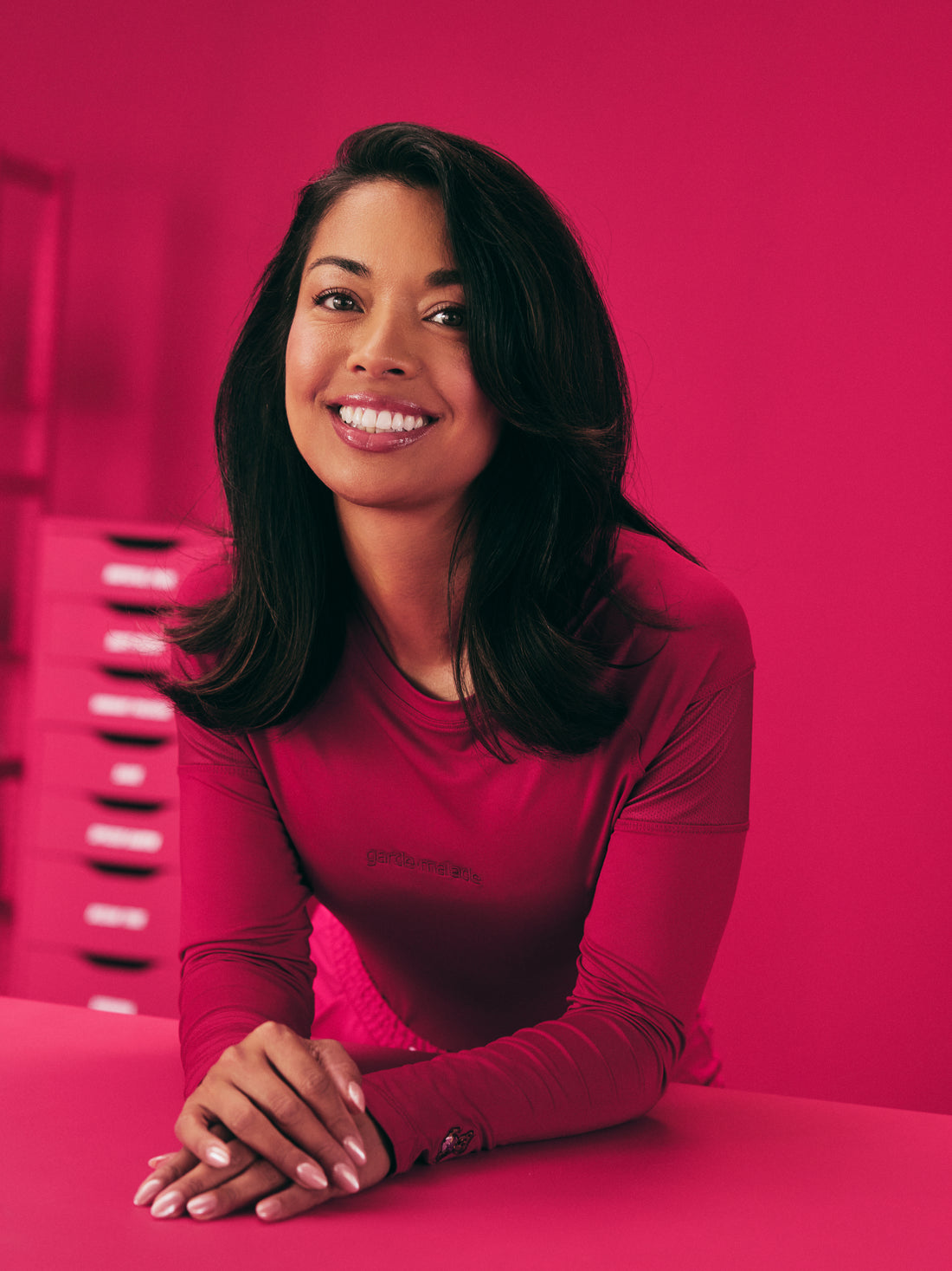 Chandail Underscrub Ultra-Performant - Vibrant Fuchsia - Manches Longues Pour Femme