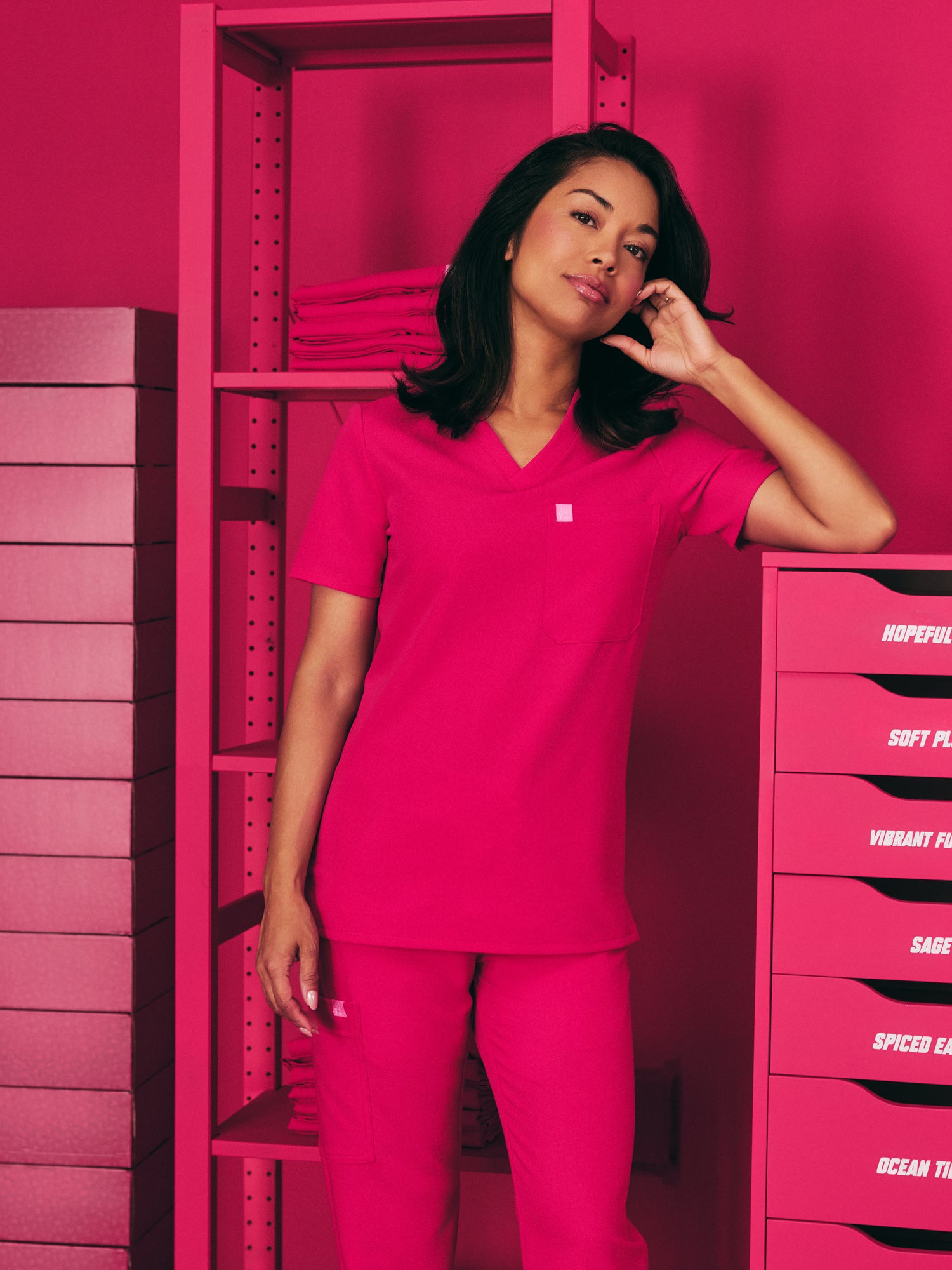 GABRIELLE RE-GARDE™ - VIBRANT FUCHSIA - Haut Une Poche - SILVADUR™