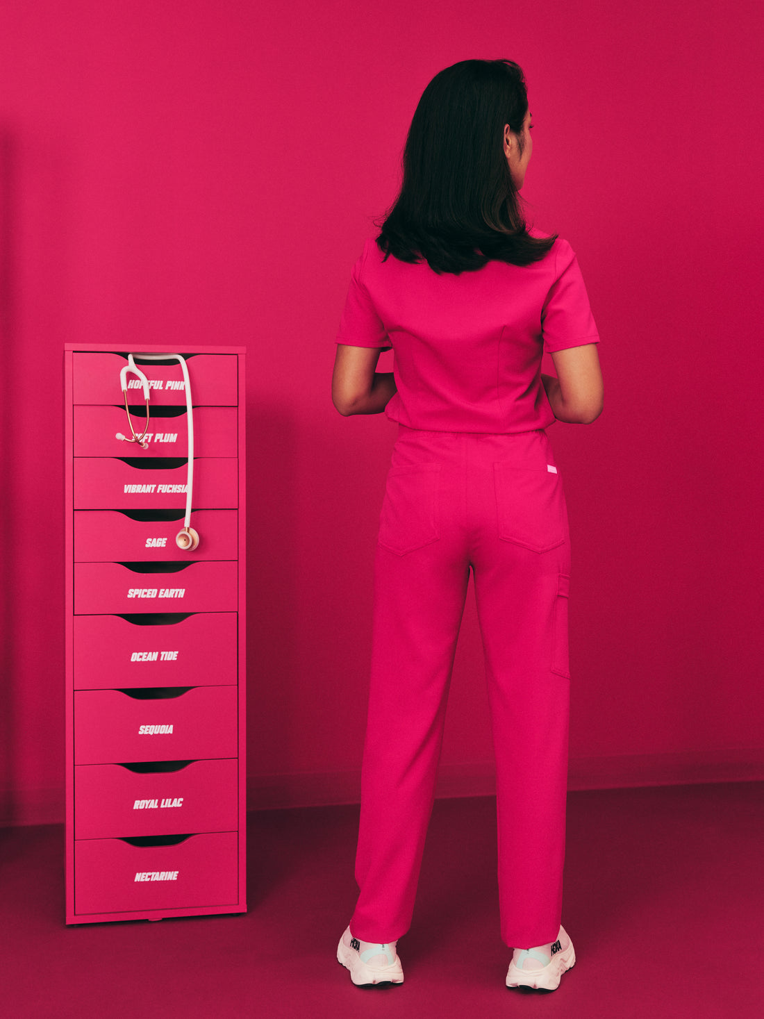 JULIETA RE-GARDE™ - VIBRANT FUCHSIA - Pantalon Coupe Droite - SILVADUR™
