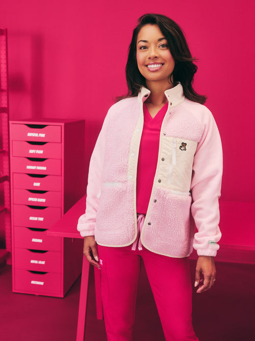 Sherpa Vest - G-M x Anna The Nurse - Pink