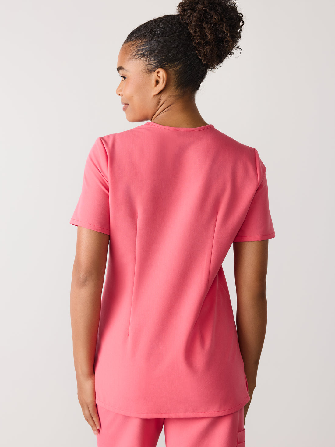 GABRIELLE RE-GARDE™ - WARM EMBER - One Pocket Scrub Top - SILVADUR™