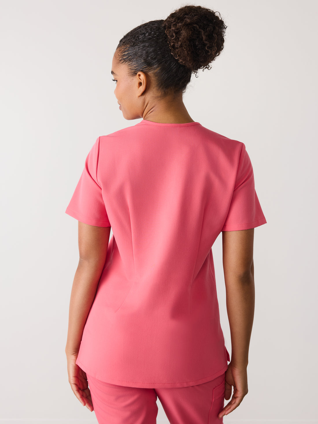 LIV RE-GARDE™ - WARM EMBER - Three Pockets Scrub Top - SILVADUR™