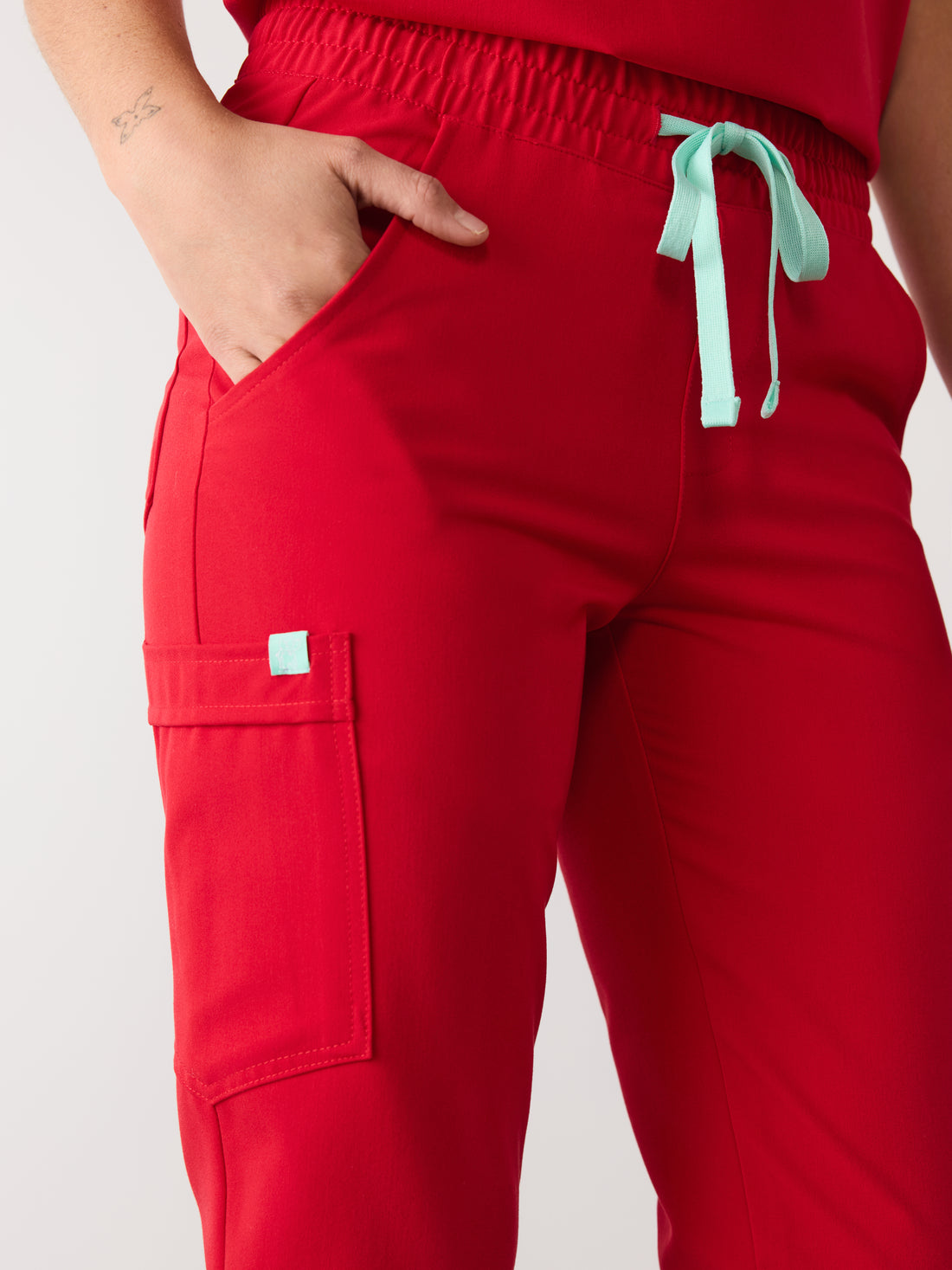 ROSIE RE-GARDE™ - CANDY CANE - Jogger Scrub Pants - SILVADUR™