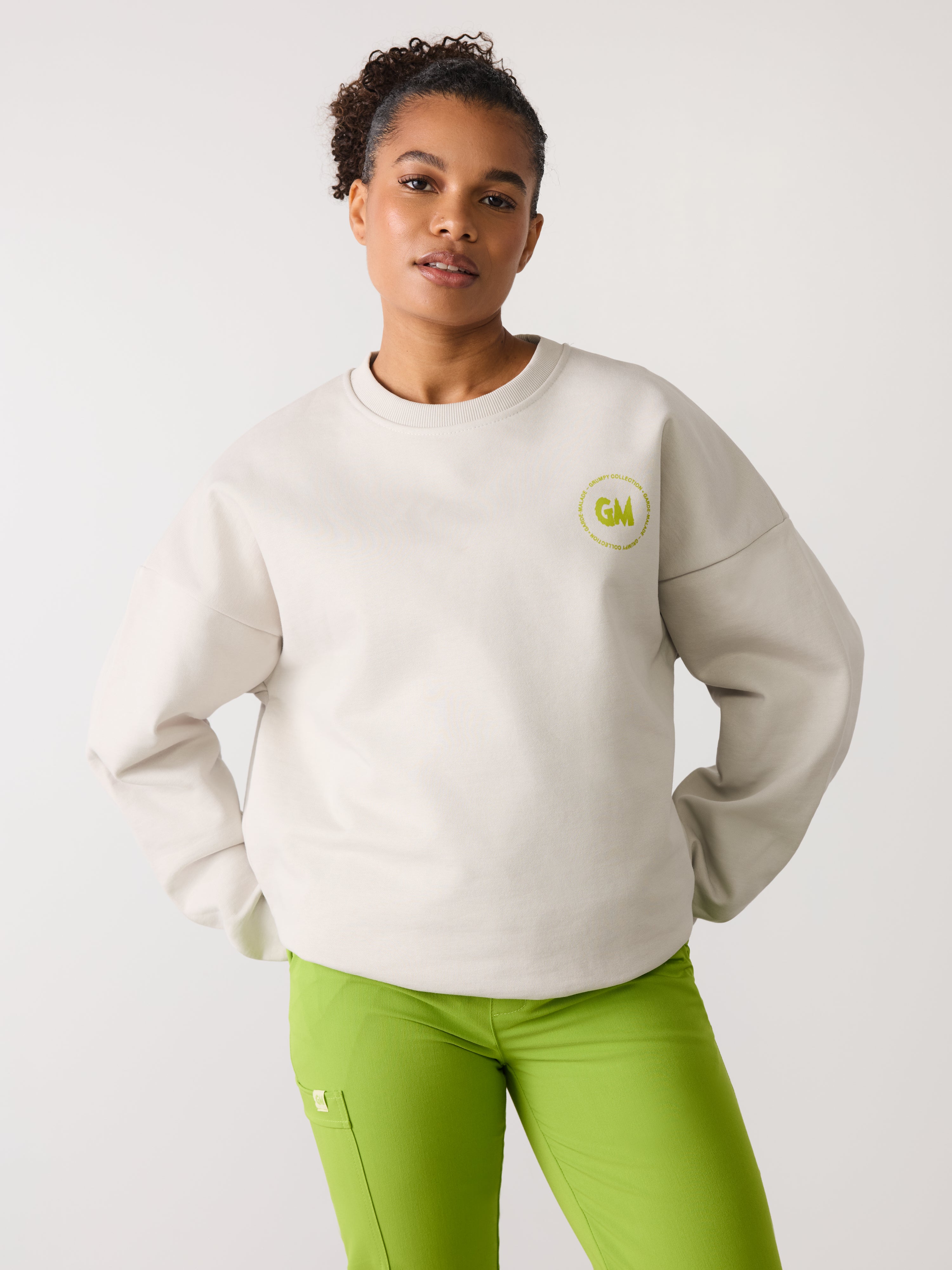 G-M Grumpy - Crewneck Beige