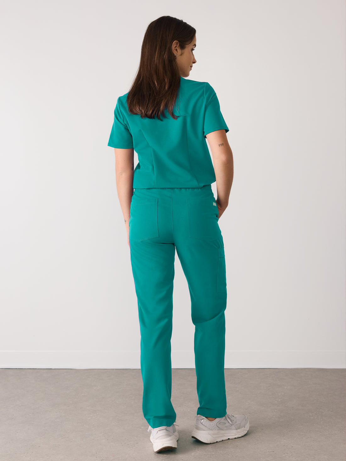 JULIETA RE-GARDE™ - ARCTIC MINT - Straight Cut Scrub Pants - SILVADUR™