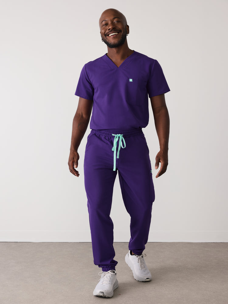 WILLIAM RE-GARDE™ - VELOURS NOCTURNE - Pantalon Jogger - SILVADUR™ - Vente Finale