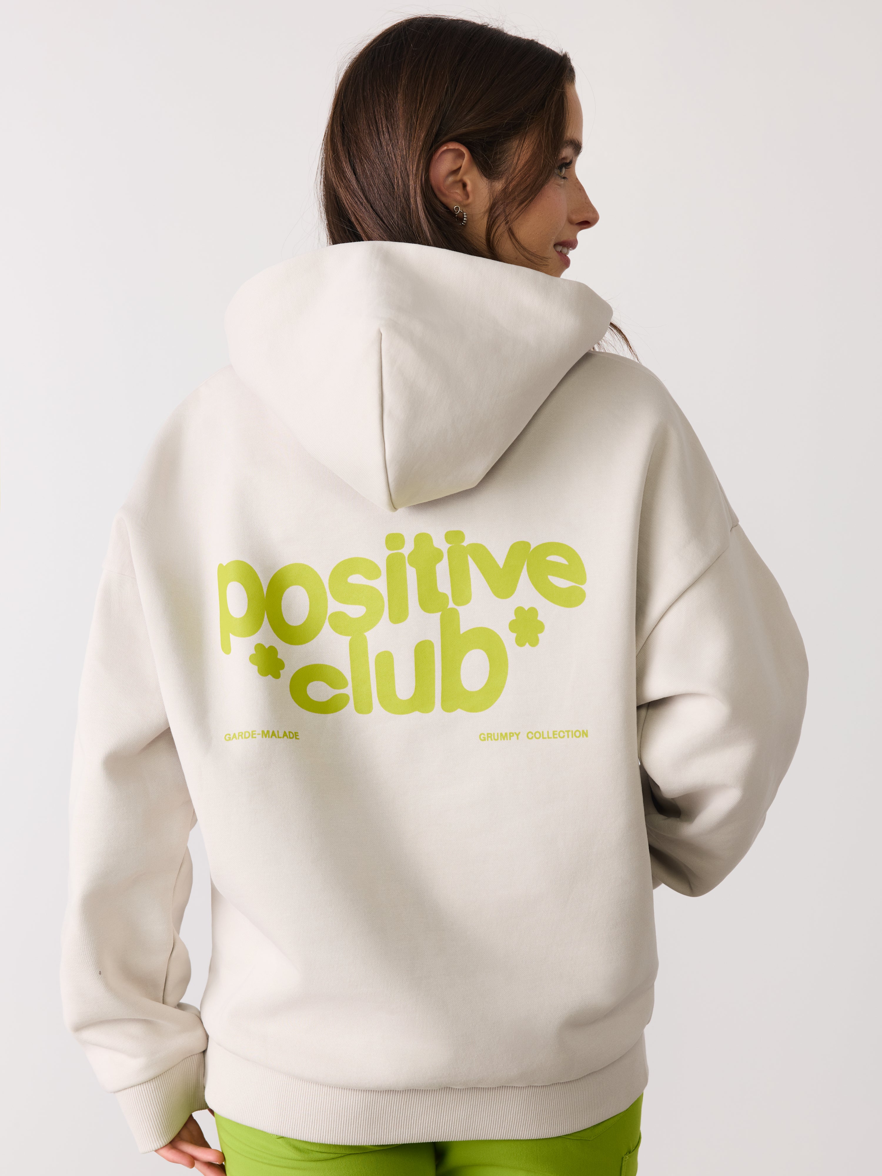 G-M Positive Club - Hoodie Ivoire