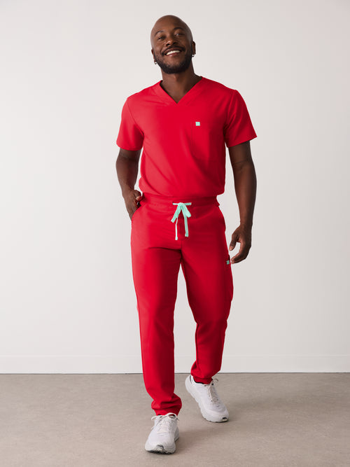 BRUCE RE-GARDE™ - CANDY CANE - Men's Jogger Pants - SILVADUR™
