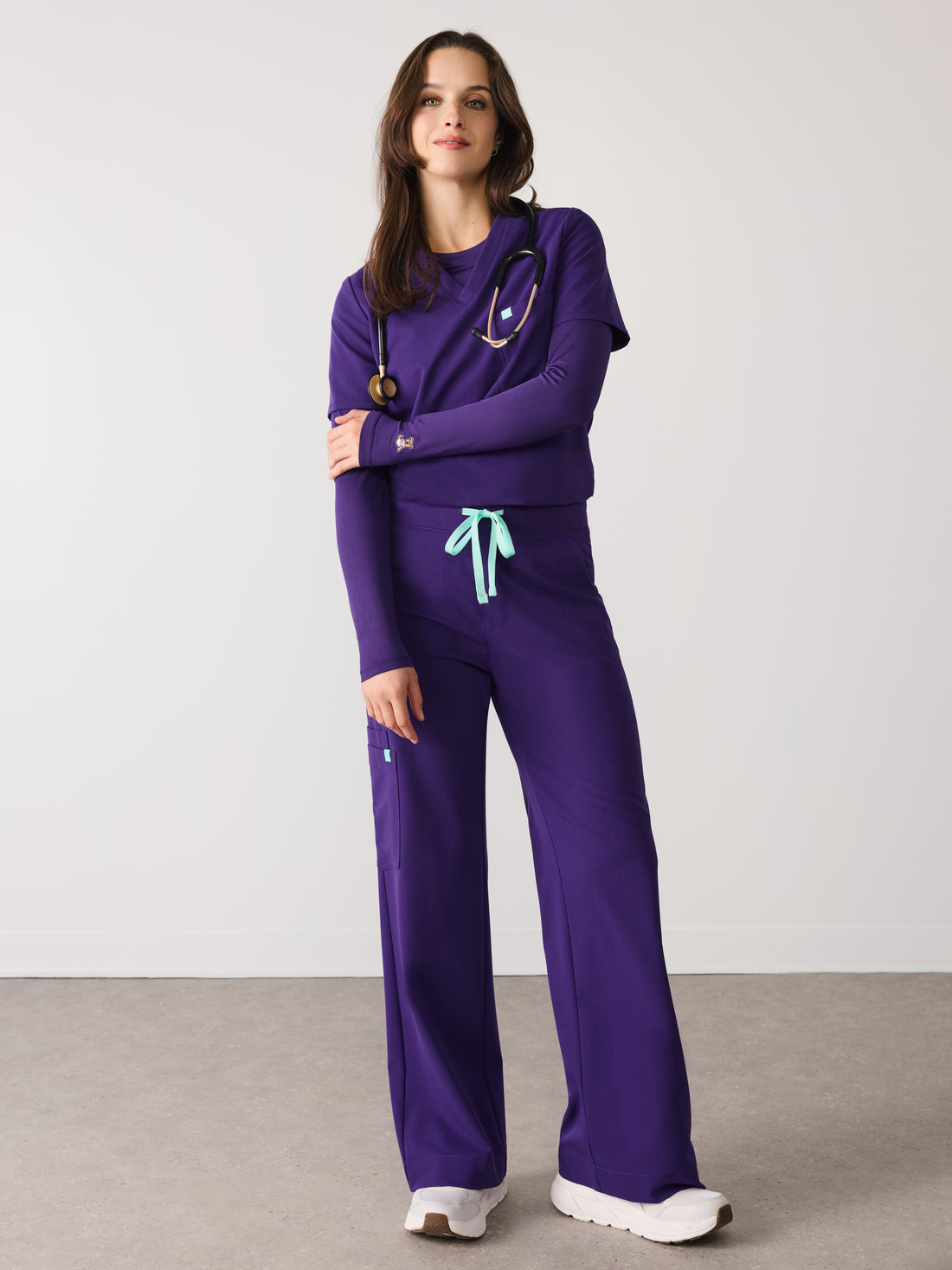 Chandail Underscrub Ultra-Performant - Velours Nocturne - Manches Longues Pour Femme