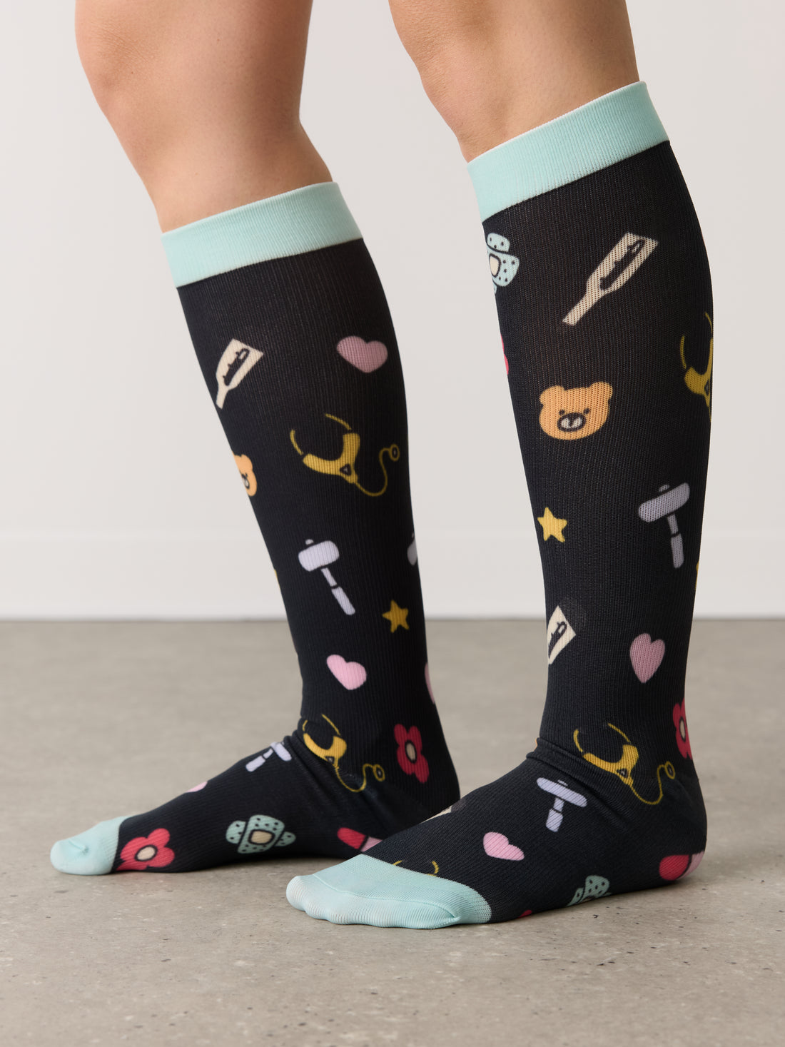 Compression Socks - Palpitation - Black