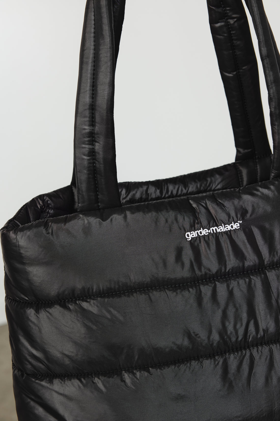 Sac Fourre-Tout Matelassé - Noir