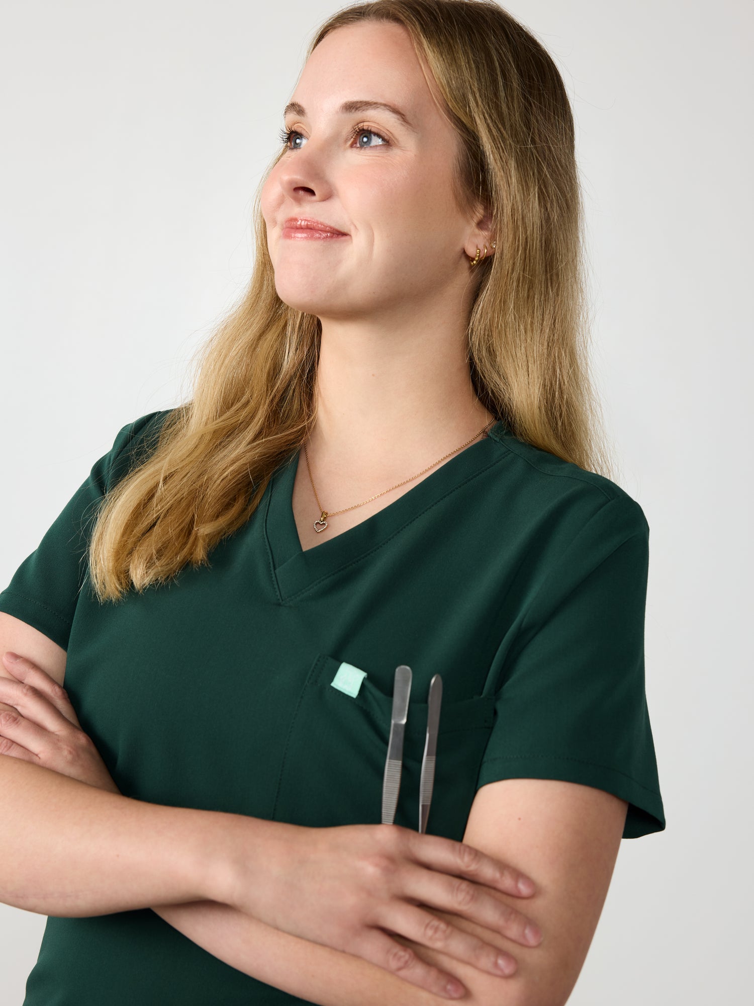 GABRIELLE RE-GARDE™ - VERT FORÊT - Haut Une Poche - SILVADUR™