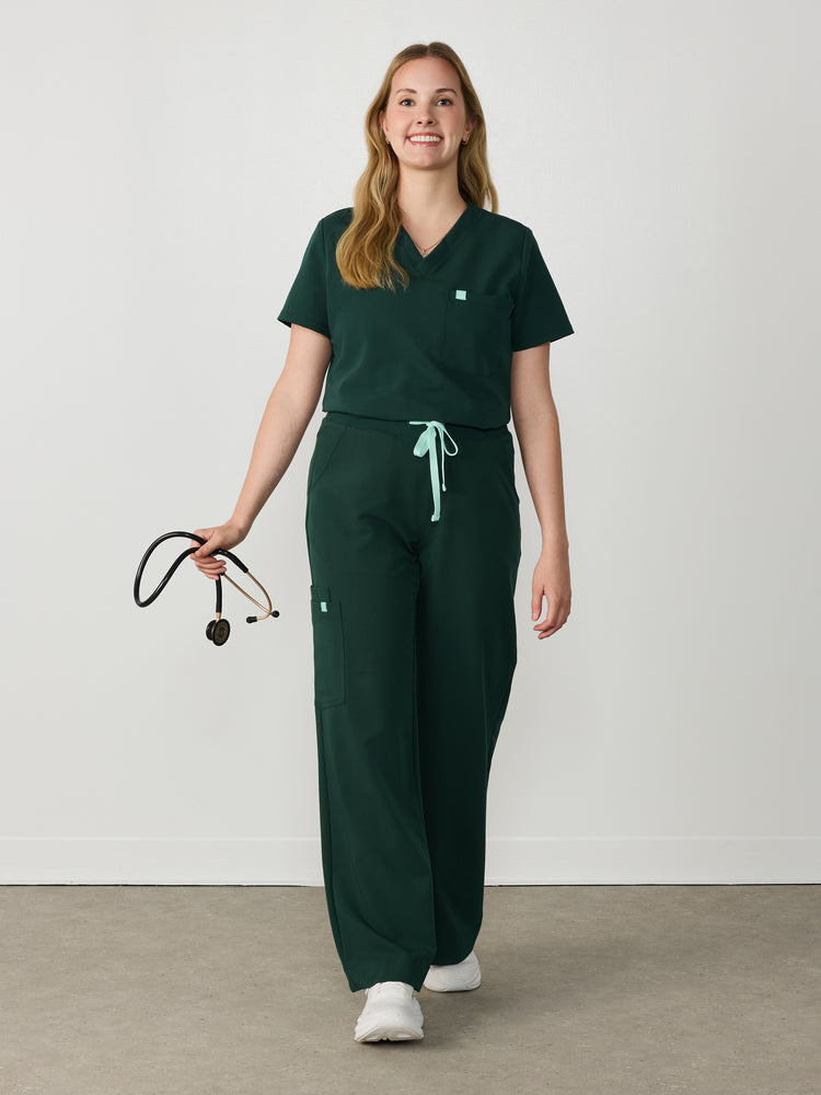 MILA RE-GARDE™ - VERT FORÊT - Pantalon Jambe Large - SILVADUR™