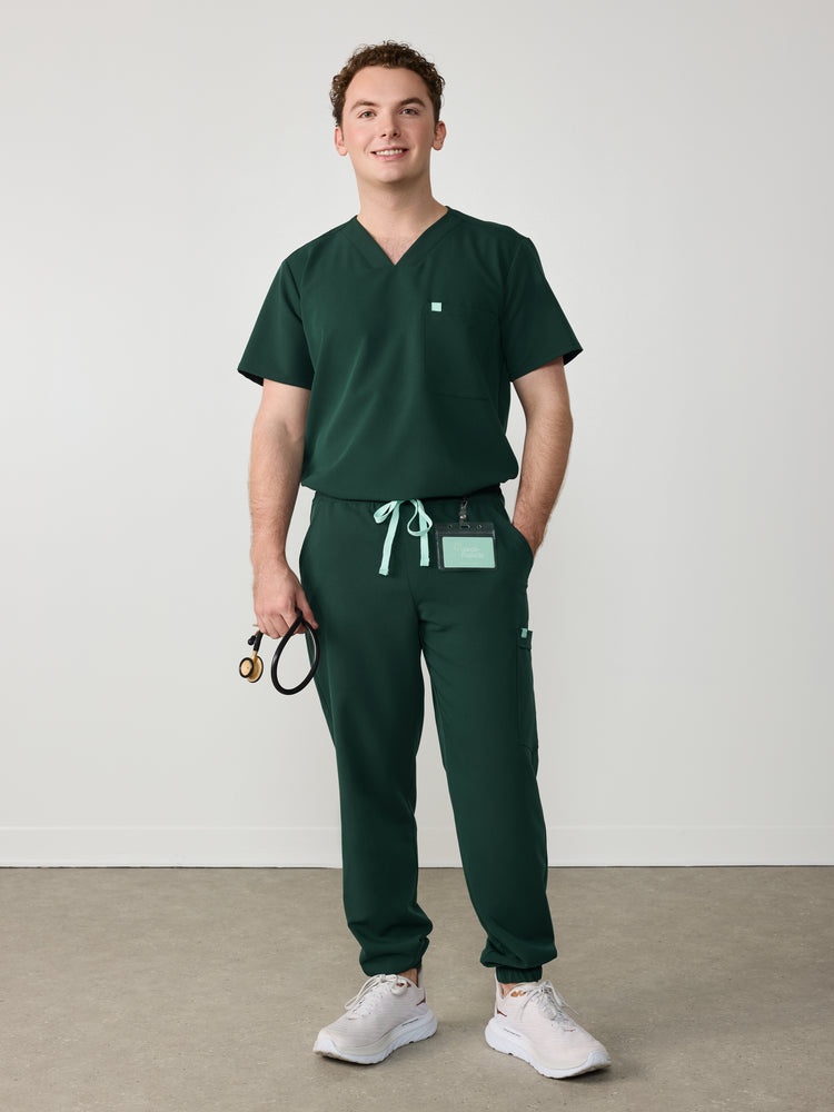 WILLIAM RE-GARDE™ - VERT FORÊT - Pantalon Jogger - SILVADUR™ - Vente Finale