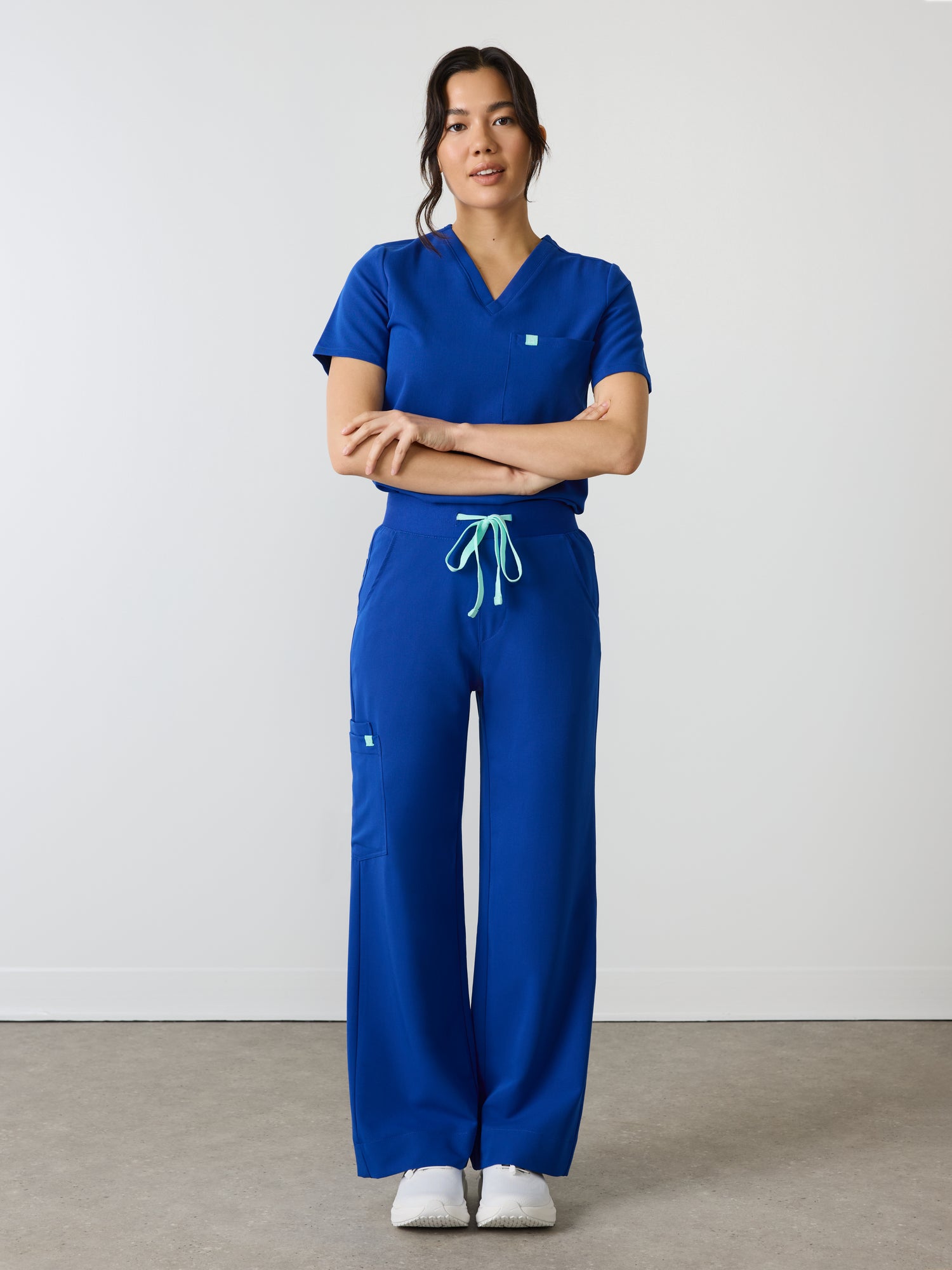 MILA RE-GARDE™ - BLEU ROYAL - Pantalon Jambe Large - SILVADUR™