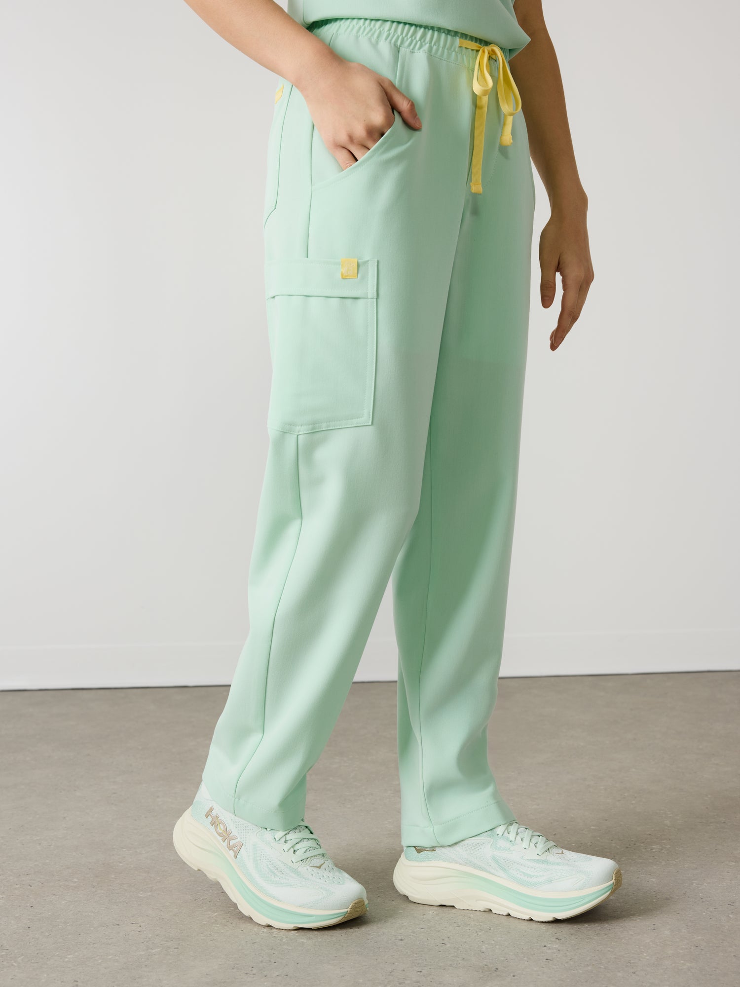 JULIETA RE-GARDE™ - MISTY MINT - Straight Cut Scrub Pants - SILVADUR™