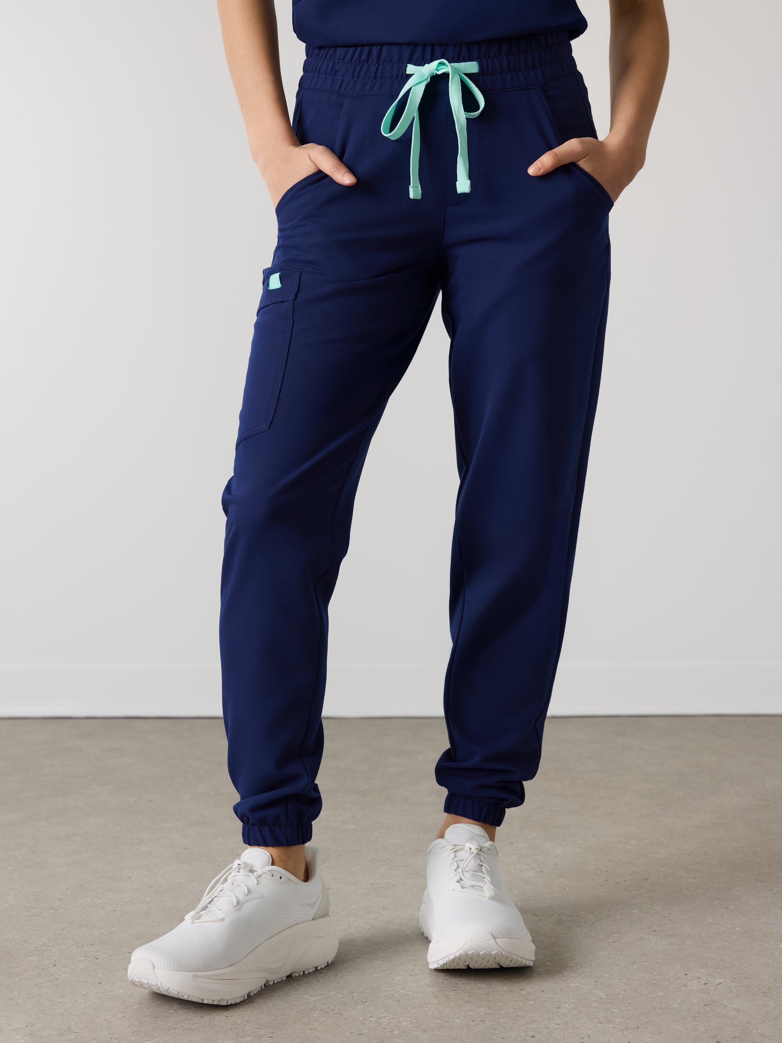 ROSIE RE-GARDE™ - MODERN NAVY - Jogger Scrub Pants - SILVADUR™