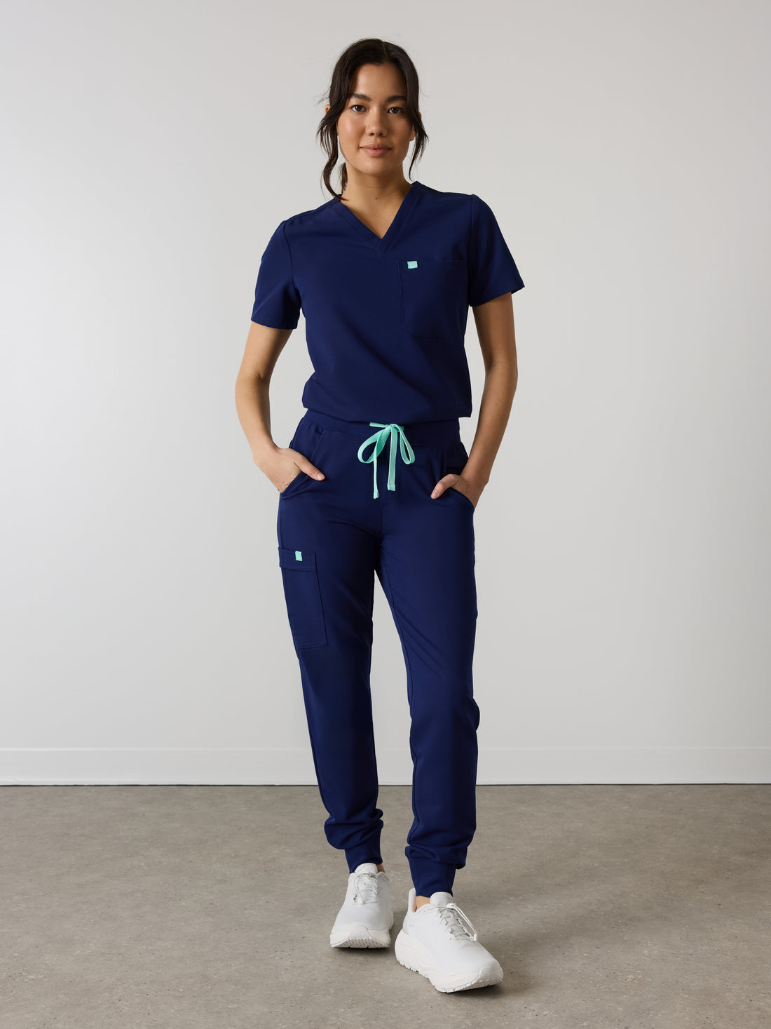 DEMI RE-GARDE™ - BLEU MARINE - Pantalon Jogger - SILVADUR™