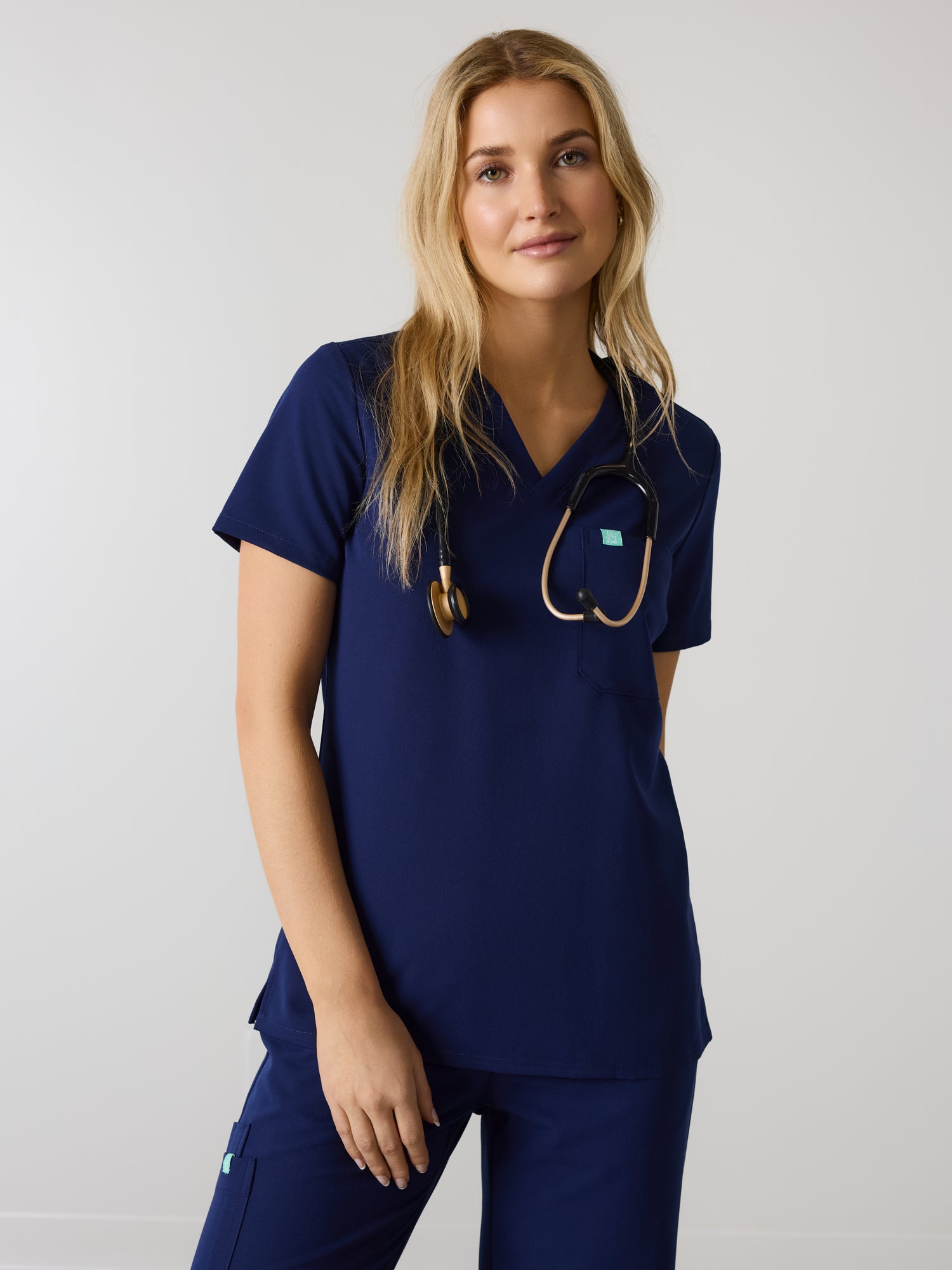 GABRIELLE RE-GARDE™ - BLEU MARINE - Haut Une Poche - SILVADUR™