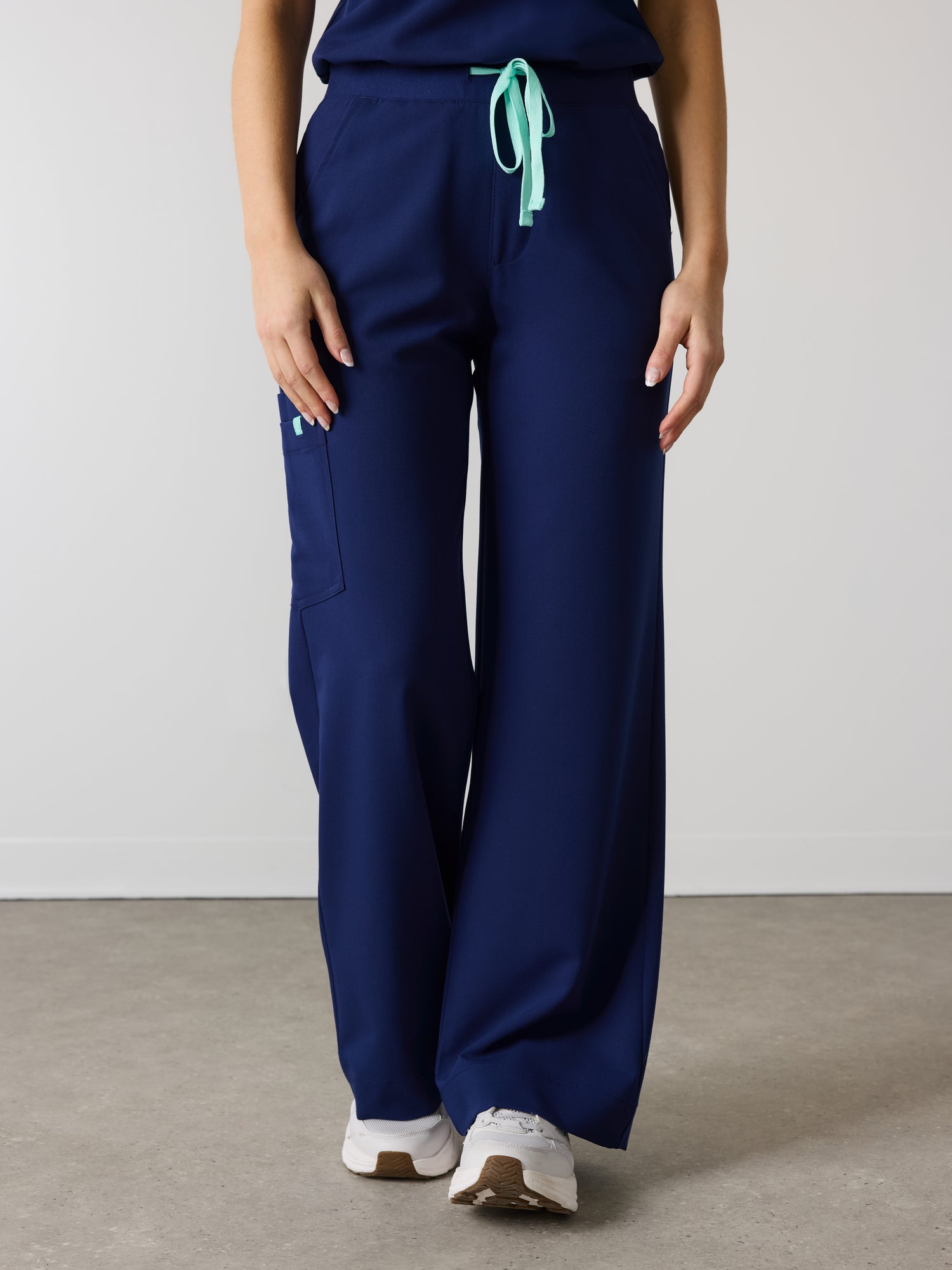 MILA RE-GARDE™ - BLEU MARINE - Pantalon Jambe Large - SILVADUR™