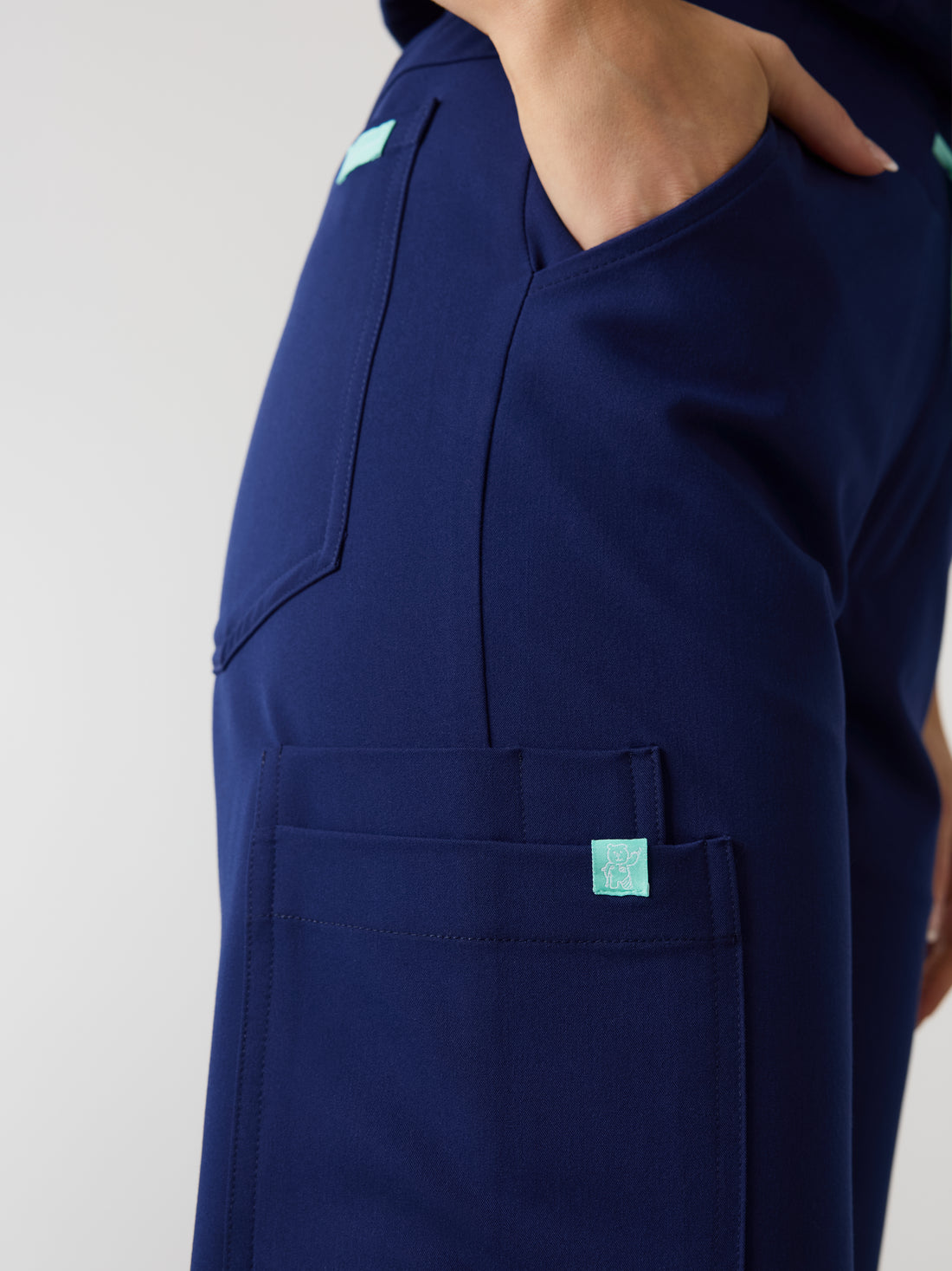 MILA RE-GARDE™ - BLEU MARINE - Pantalon Jambe Large - SILVADUR™