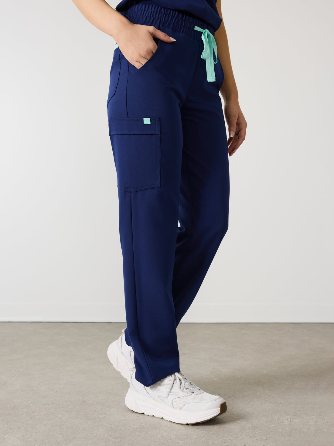 JULIETA RE-GARDE™ - BLEU MARINE - Pantalon Coupe Droite - SILVADUR™