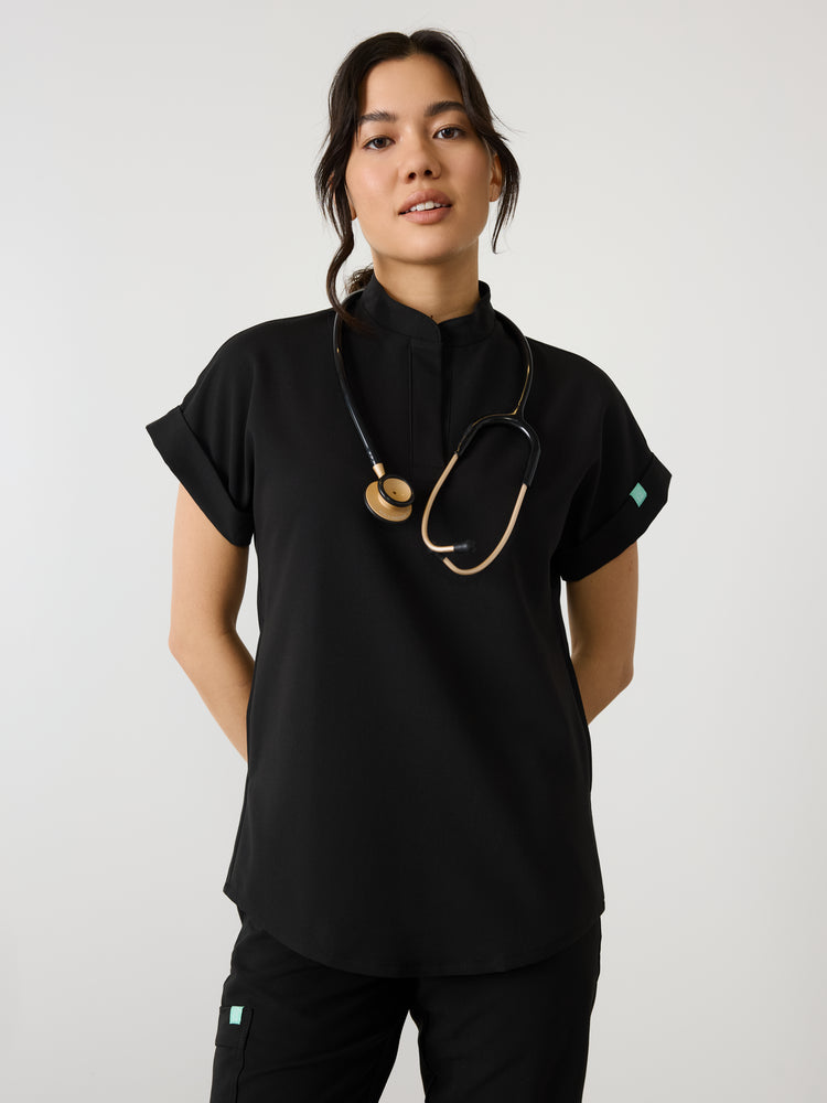 CHARLIE RE-GARDE™ - NOIR - Haut Col Mao - SILVADUR™