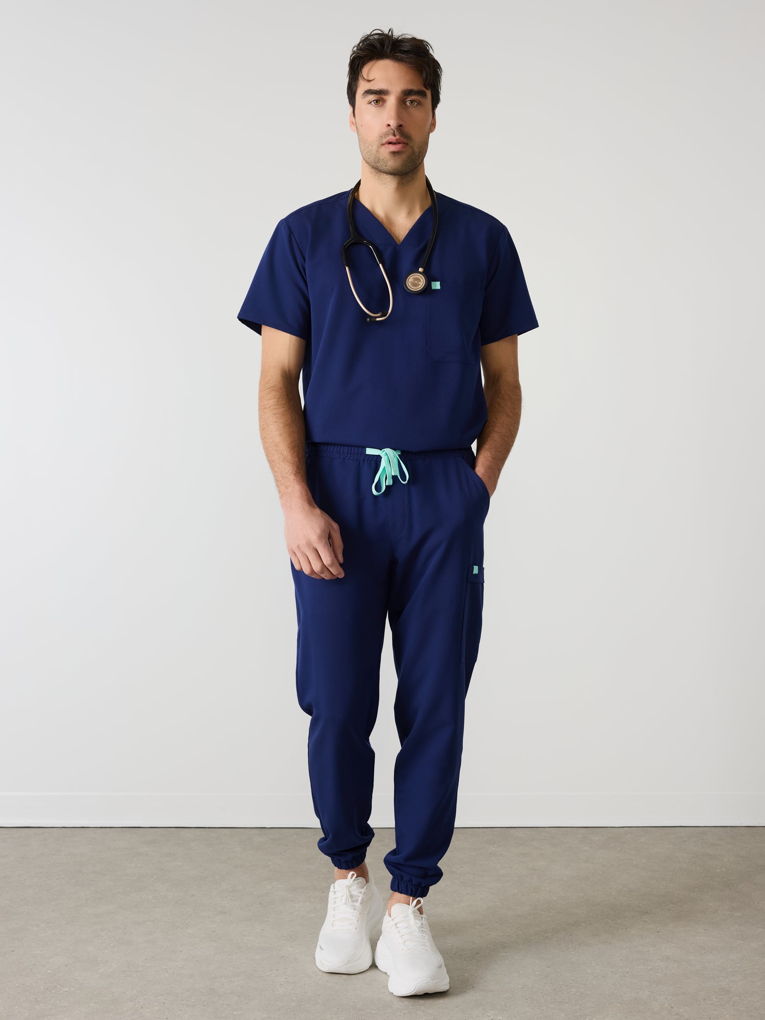 WILLIAM RE-GARDE™ - MODERN NAVY - Men's Jogger Pants - SILVADUR™