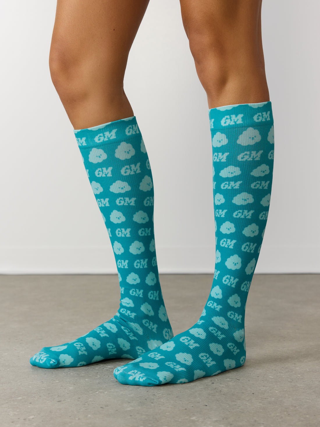 Compression socks - Clouds