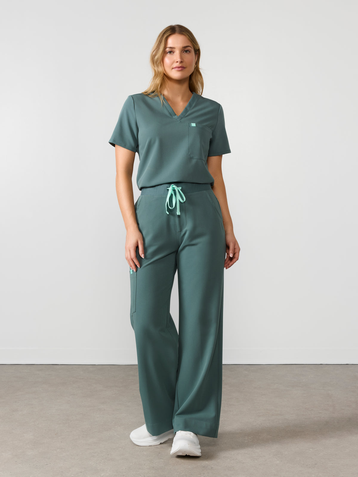 MILA RE-GARDE™ - BOREAL - Wide Leg Scrub Pants - SILVADUR™