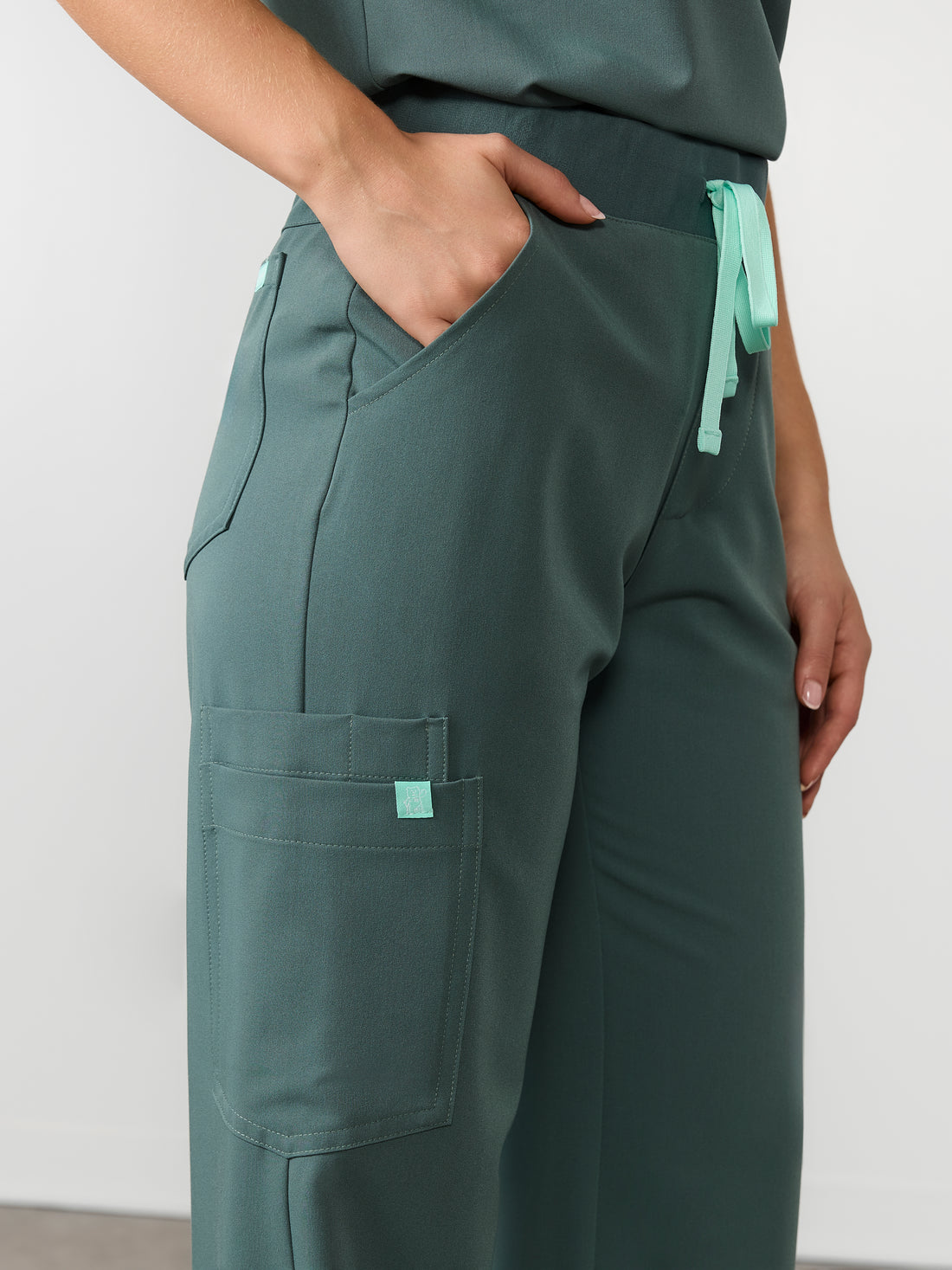 MILA RE-GARDE™ - BOREAL - Wide Leg Scrub Pants - SILVADUR™