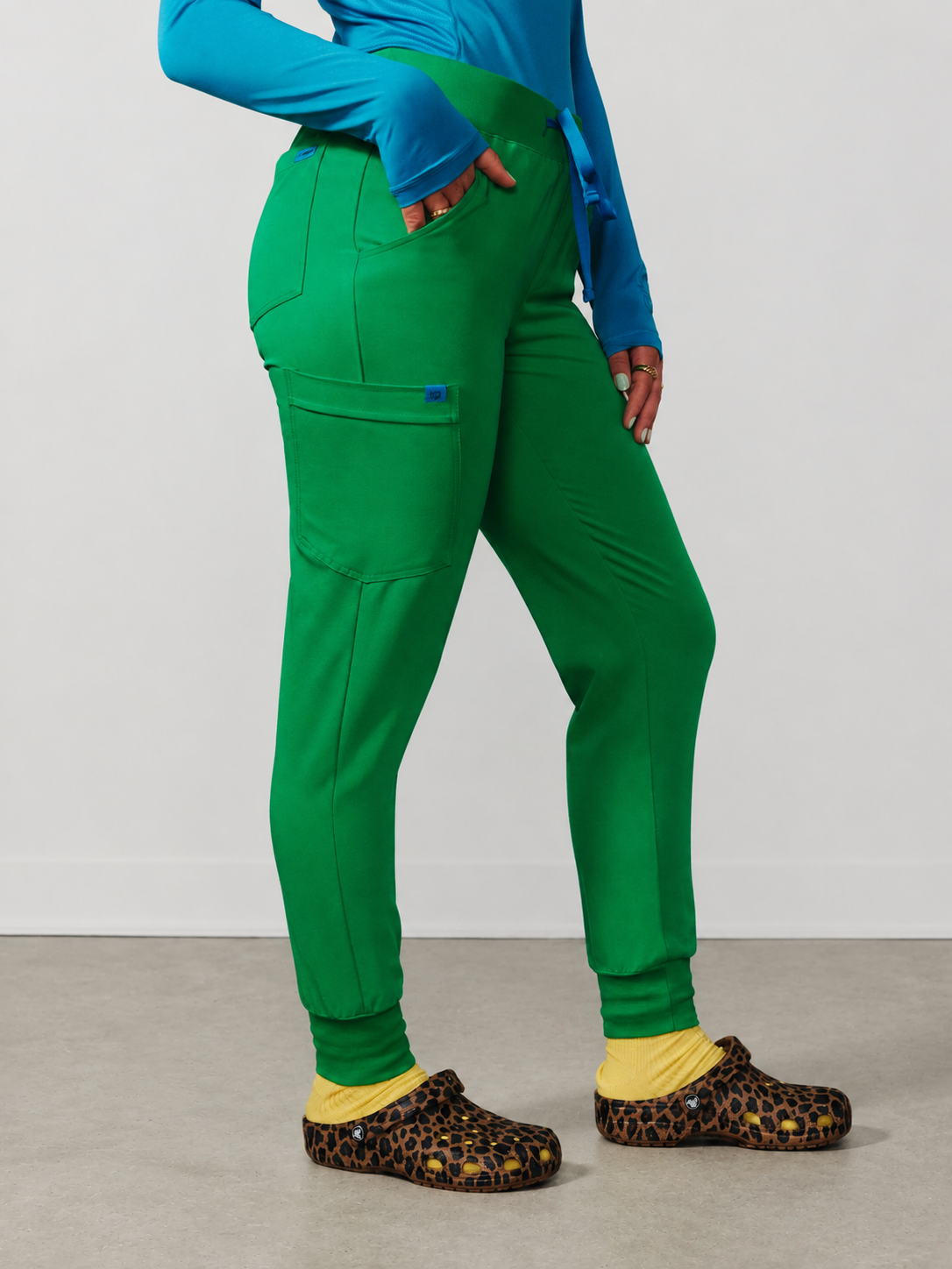 DEMI RE-GARDE™ - G-M x PONY GREEN - Jogger Scrub Pants - SILVADUR™ - Final Sale