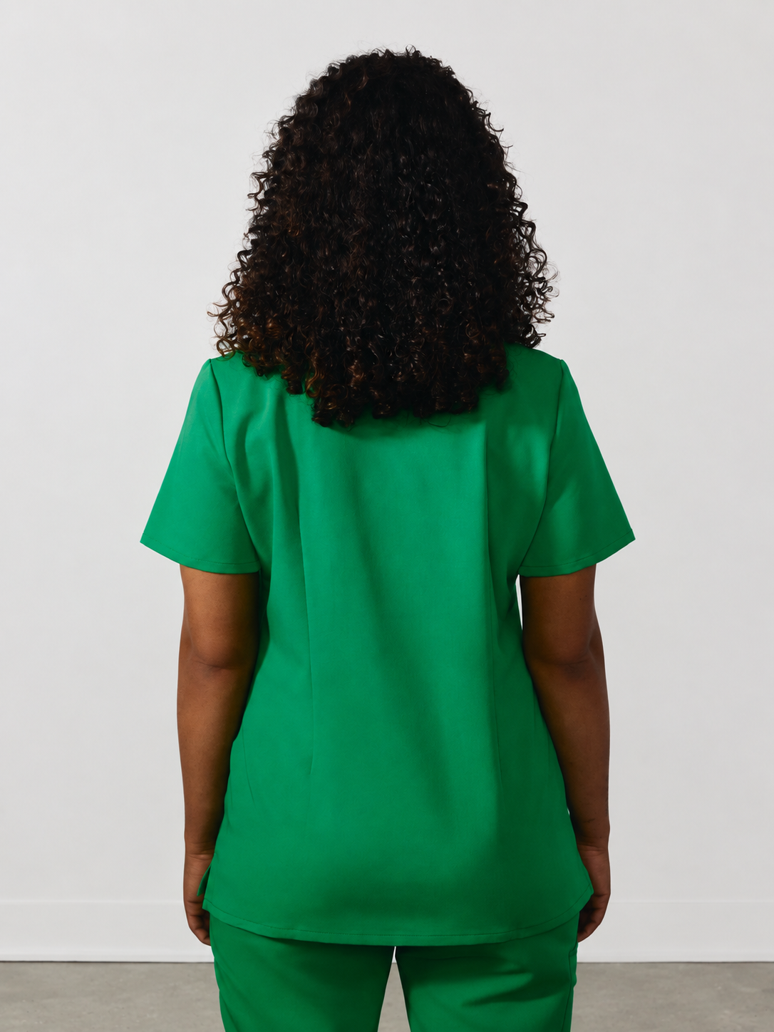 CHLOE RE-GARDE™ - G-M x PONY GREEN - Three Pockets Scrub Top - SILVADUR™ - Final Sale