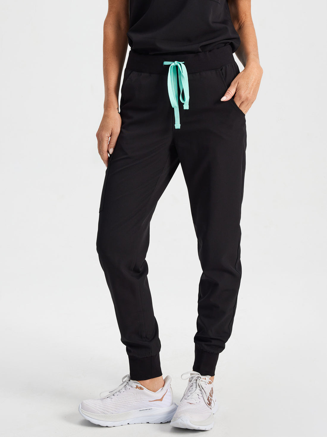 DEMI for uOttawa - BLACK - Jogger Scrub Pants - SILVADUR™