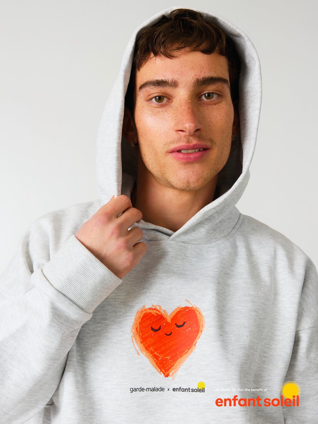 G-M x Enfant Soleil - Hoodie - Petit Coeur