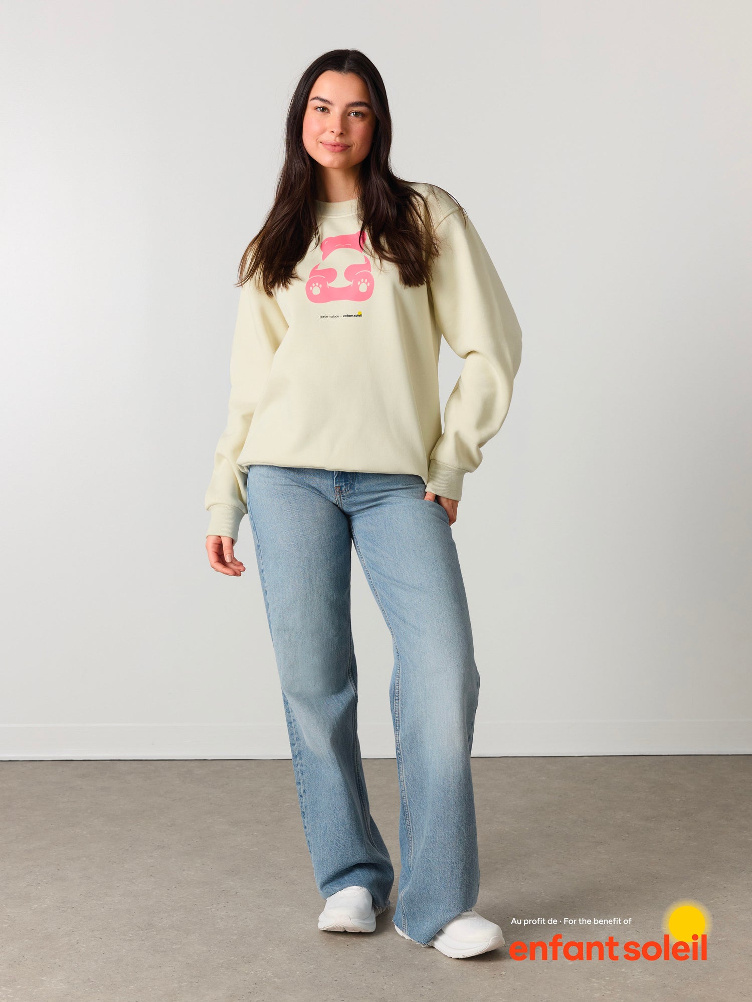 G-M x Enfant Soleil - Crewneck - Teddy Soleil