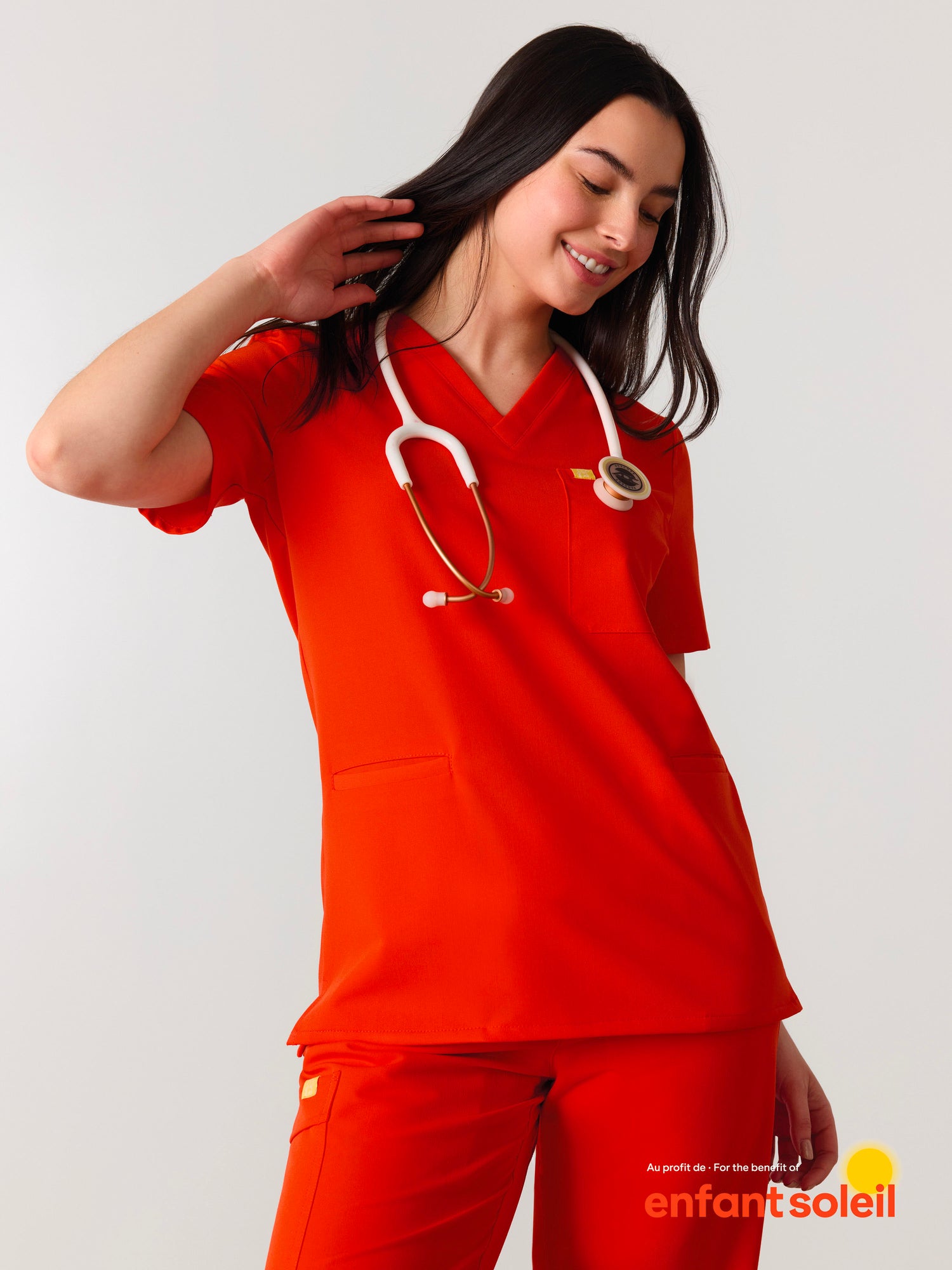LIV RE-GARDE™ - TANGERINE - Haut Trois Poches - SILVADUR™