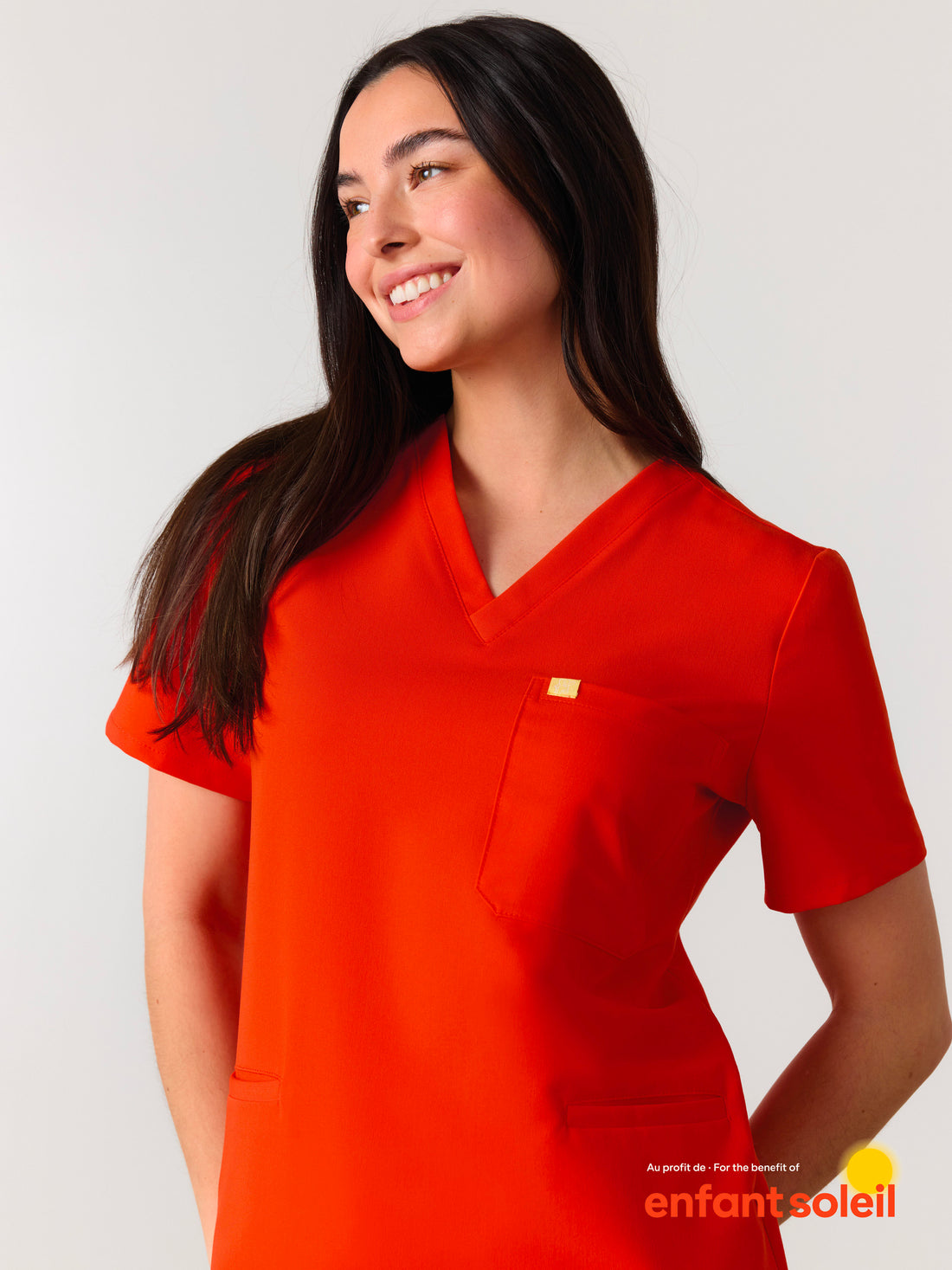 LIV RE-GARDE™ - TANGERINE - Haut Trois Poches - SILVADUR™