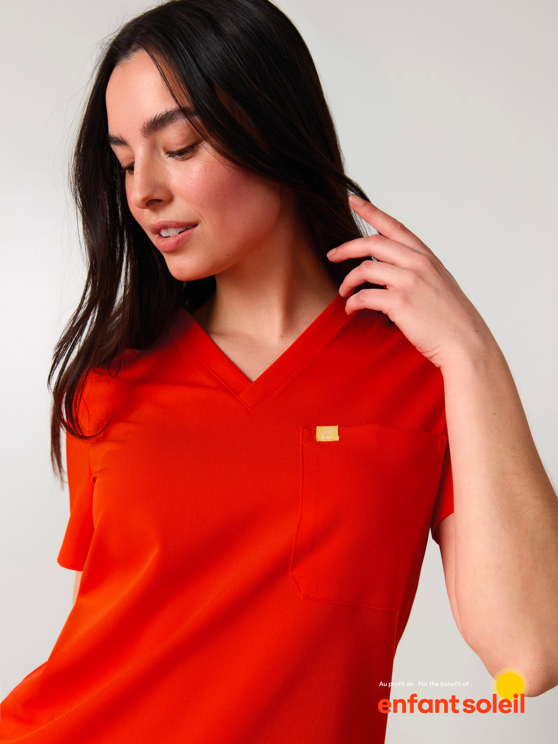 GABRIELLE RE-GARDE™ - TANGERINE - Haut Une Poche - SILVADUR™
