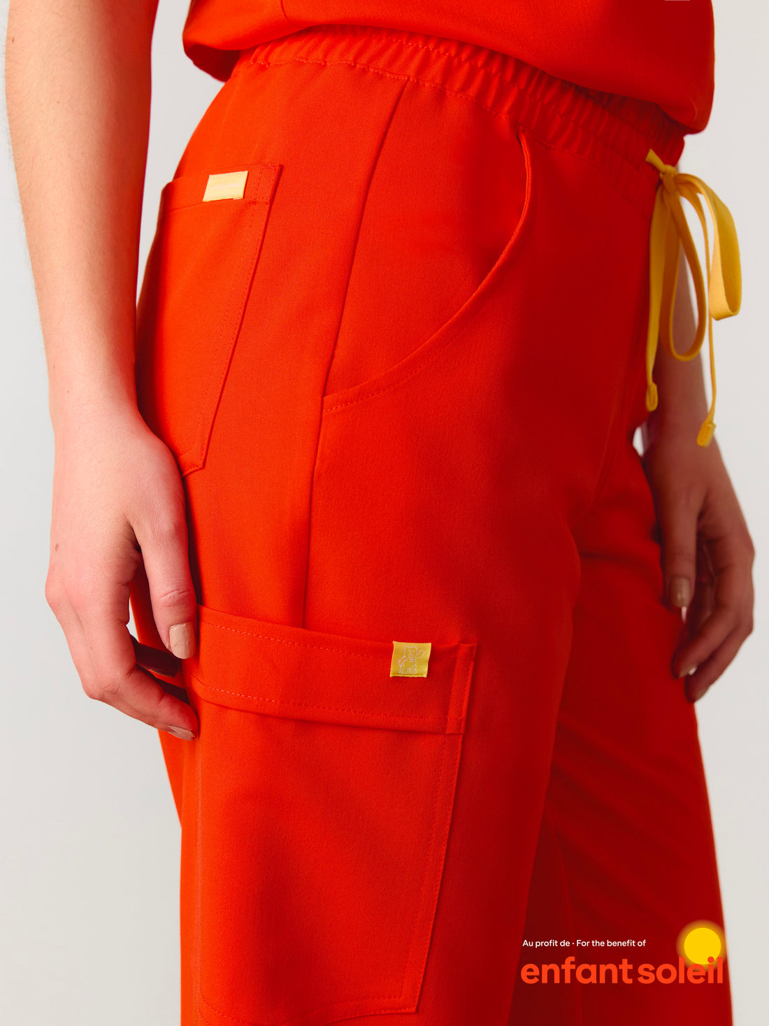 JULIETA RE-GARDE™ - TANGERINE - Pantalon Coupe Droite - SILVADUR™
