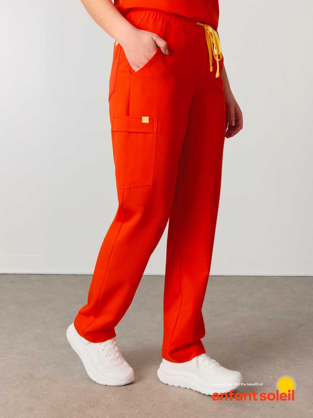 JULIETA RE-GARDE™ - TANGERINE - Pantalon Coupe Droite - SILVADUR™