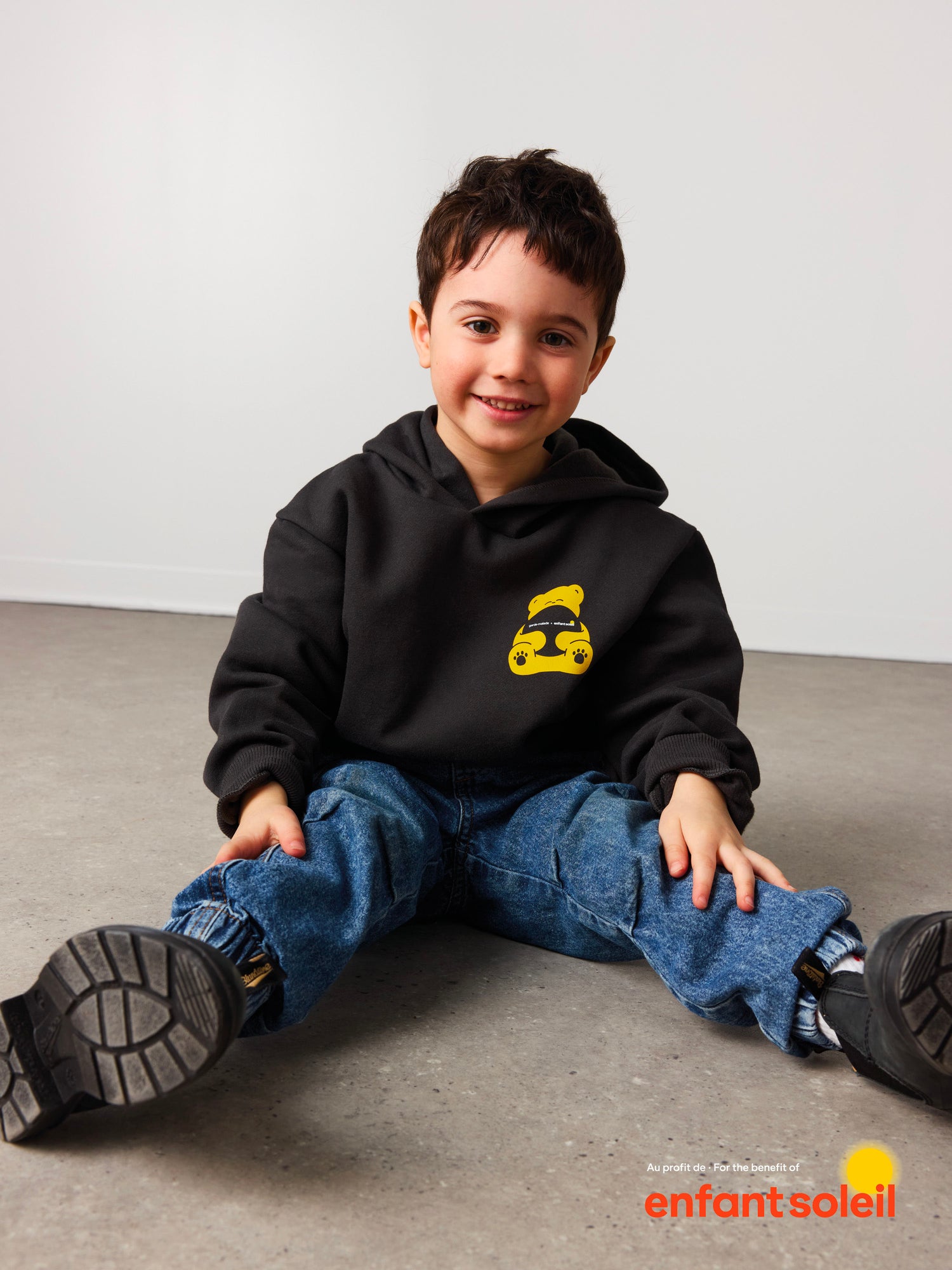 G-M x Enfant Soleil - Hoodie Junior Teddy Soleil