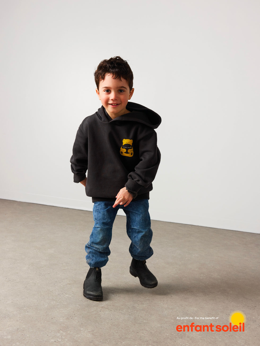 G-M x Enfant Soleil - Hoodie Junior Teddy Soleil